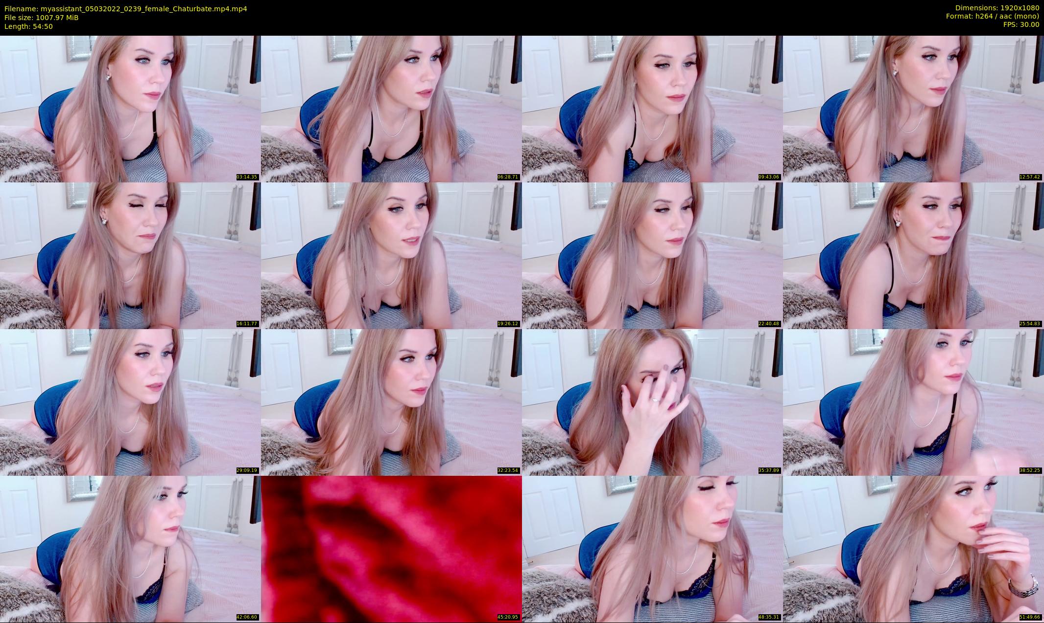 myassistant — 55 minute Chaturbate female cam show recording, 1080p, Mar 5, 2022