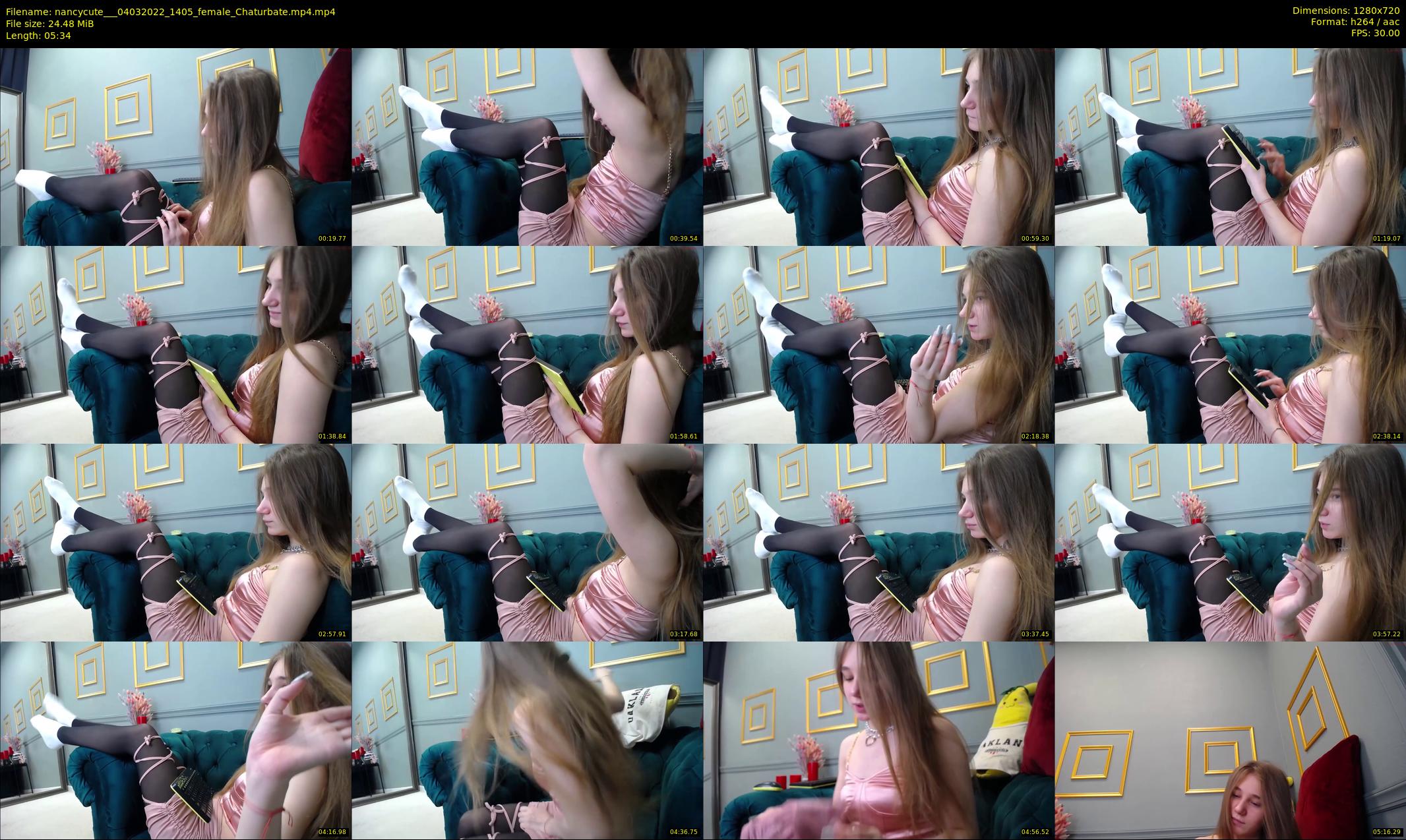 nancycute__ — 6 minute Chaturbate female cam show recording, 720p, Mar 4, 2022