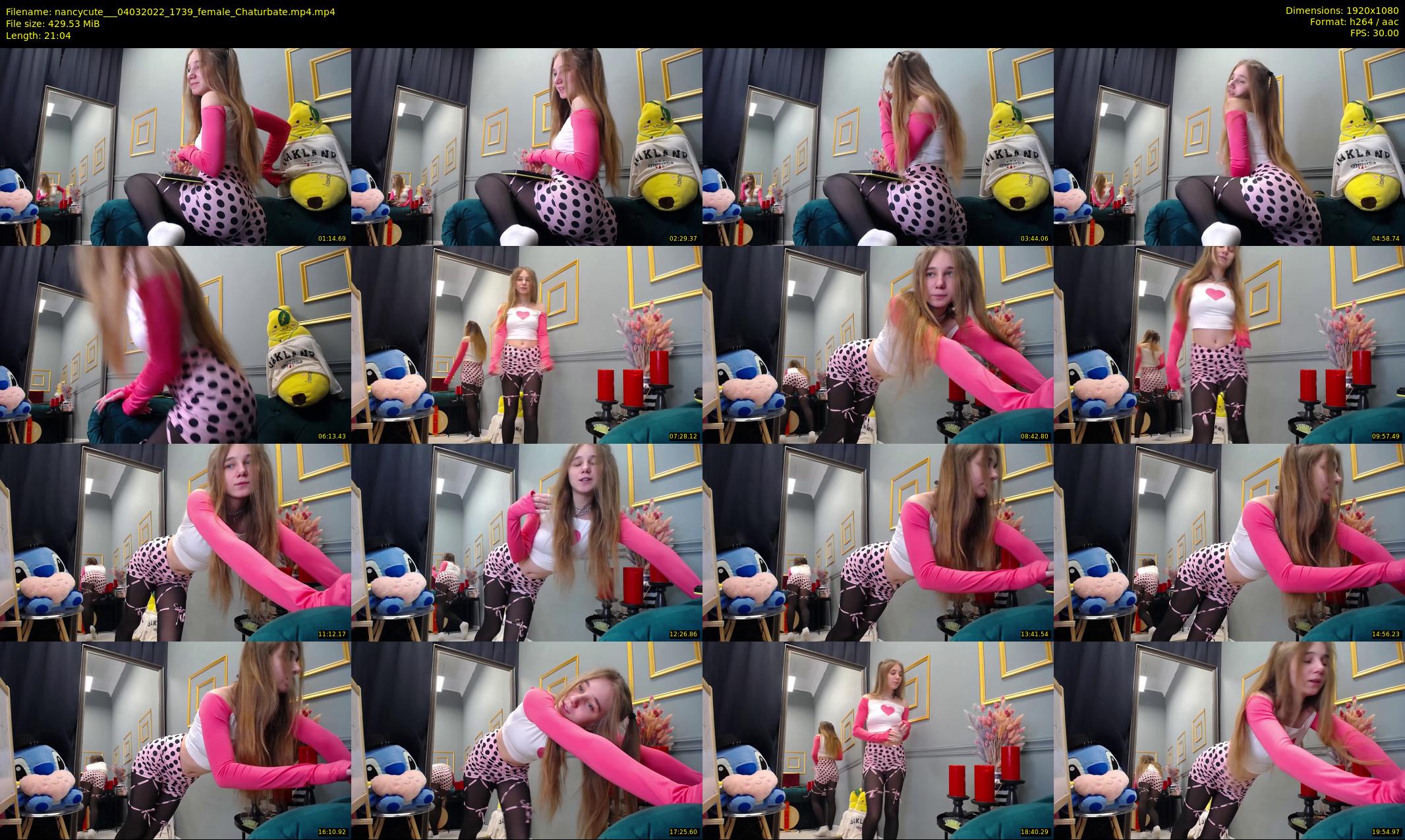 nancycute__ — 22 minute Chaturbate female cam show recording, 1080p, Mar 4, 2022