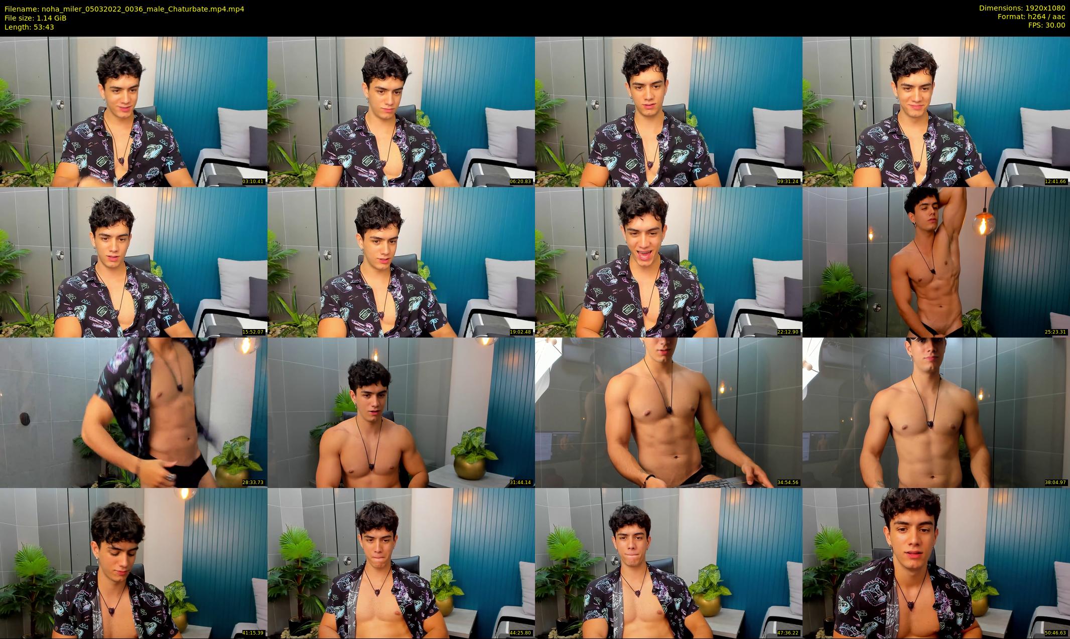 noha_miler — 54 minute Chaturbate male cam show recording, 1080p, Mar 5, 2022