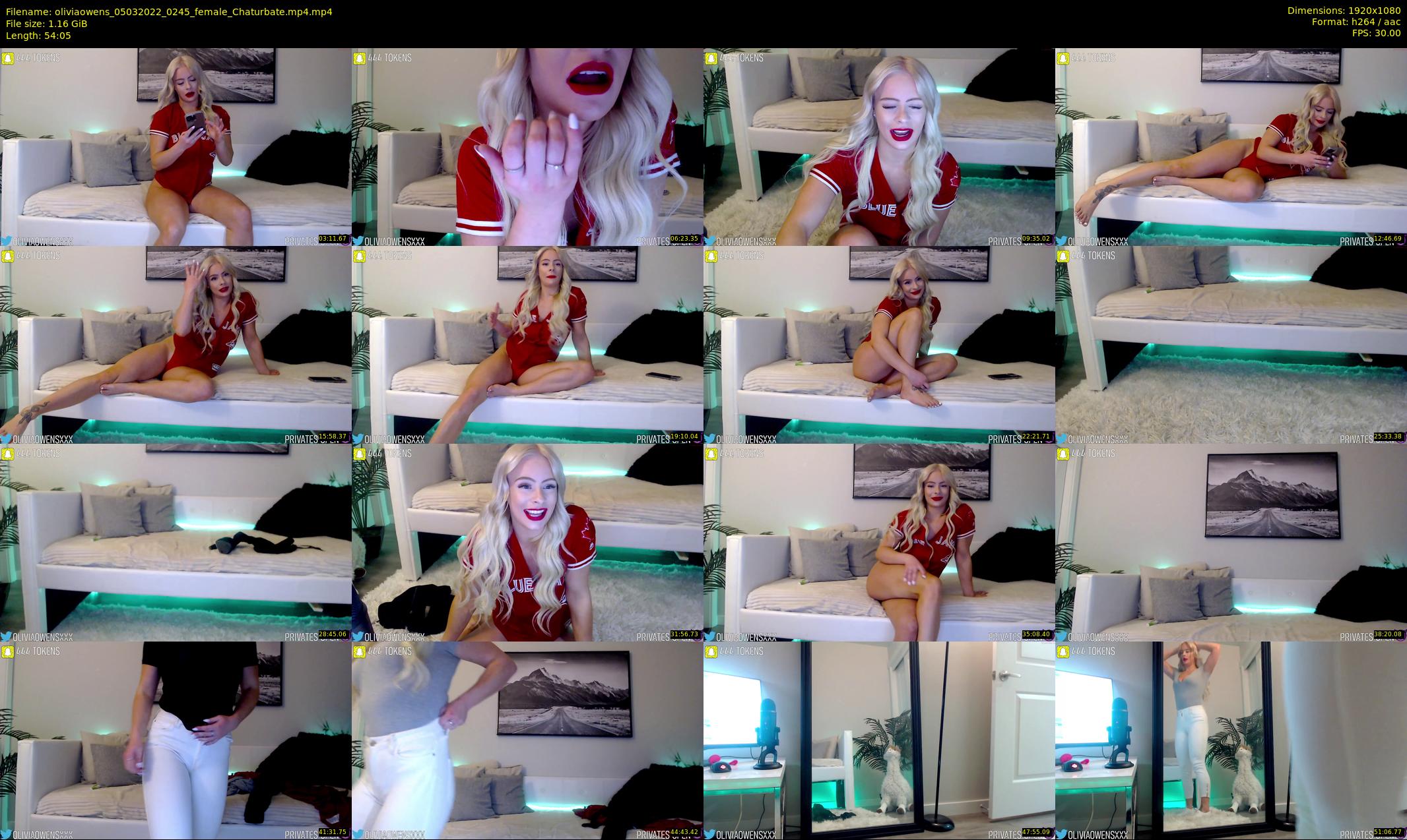 oliviaowens — 55 minute Chaturbate female cam show recording, 1080p, Mar 5, 2022