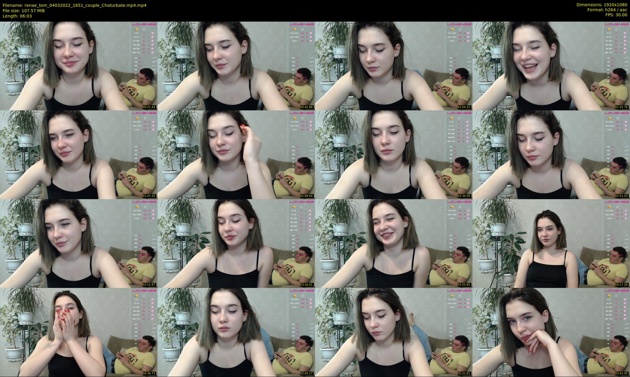 renae_tom — 7 minute Chaturbate couple cam show recording, 1080p, Mar 4, 2022
