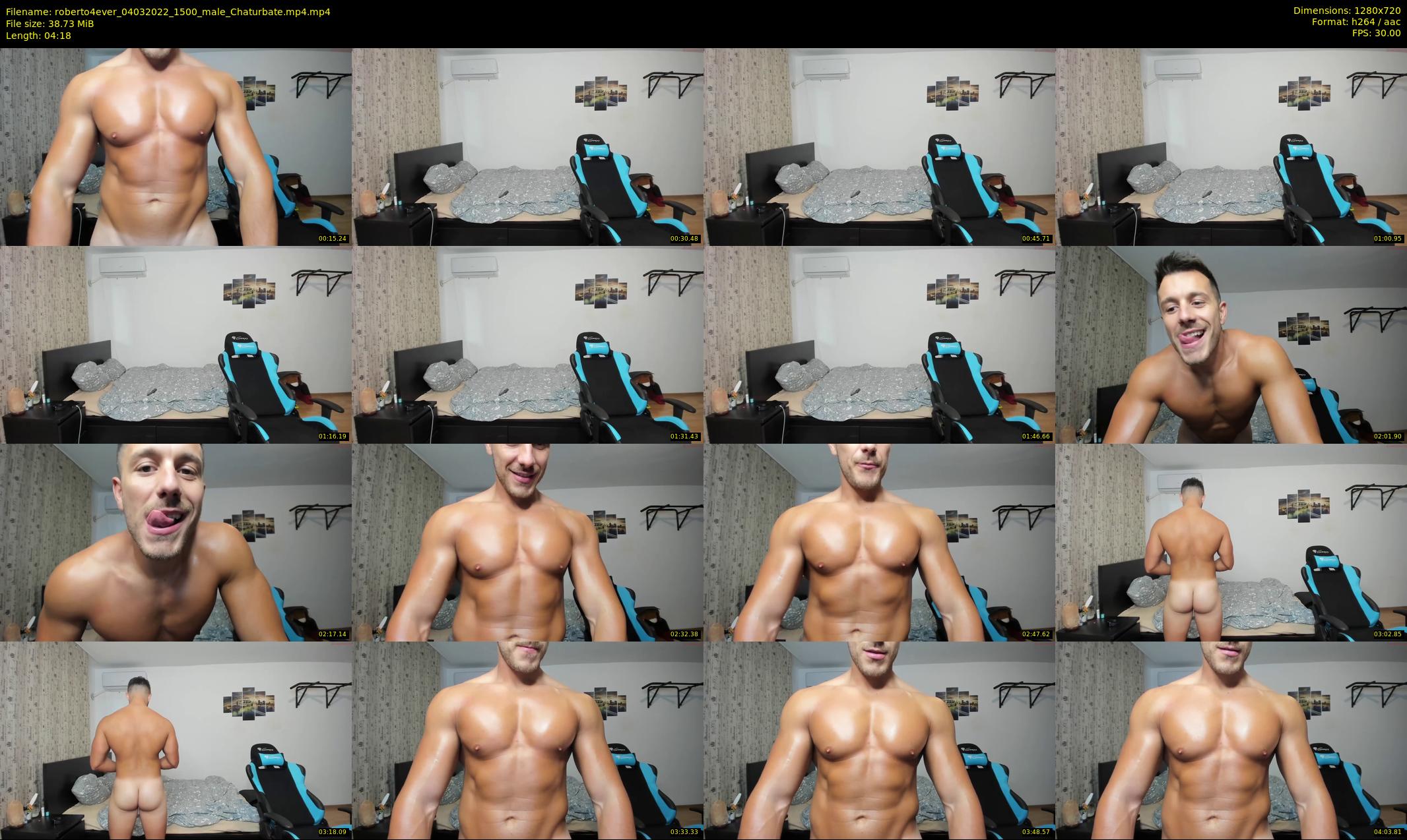 roberto4ever — 5 minute Chaturbate male cam show recording, 720p, Mar 4, 2022