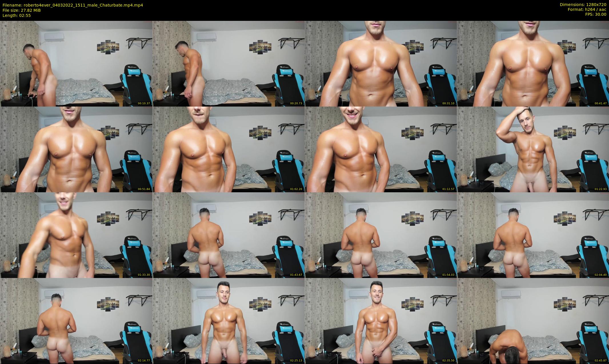 roberto4ever — 3 minute Chaturbate male cam show recording, 720p, Mar 4, 2022