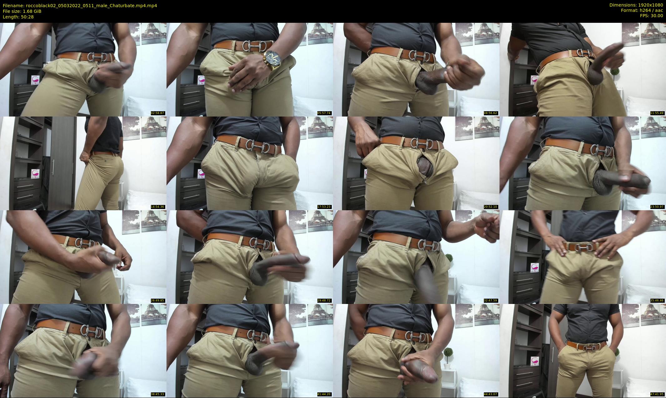 roccoblack02 — 51 minute Chaturbate male cam show recording, 1080p, Mar 5, 2022