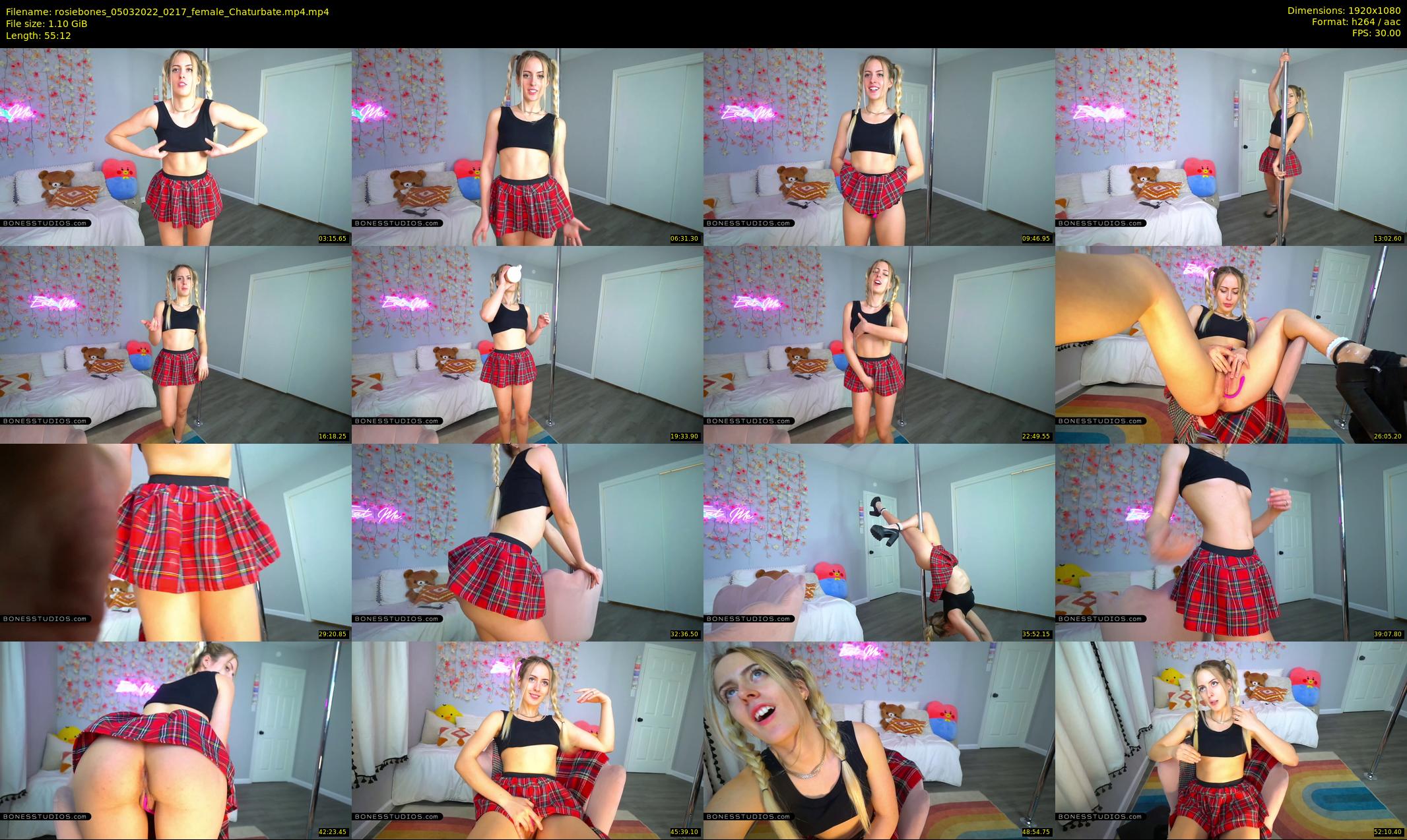 rosiebones — 56 minute Chaturbate female cam show recording, 1080p, Mar 5, 2022