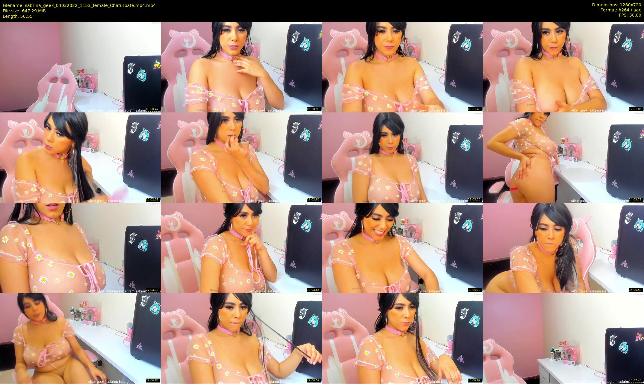 sabrina_geek — 51 minute Chaturbate female cam show recording, 720p, Mar 4, 2022