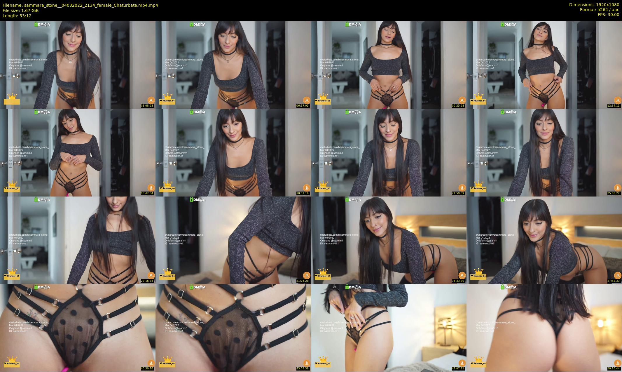 sammara_stone_ — 54 minute Chaturbate female cam show recording, 1080p, Mar 4, 2022