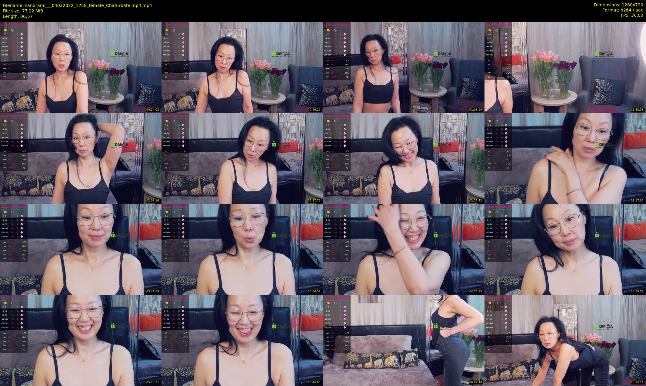 sandrami__ — 7 minute Chaturbate female cam show recording, 720p, Mar 4, 2022