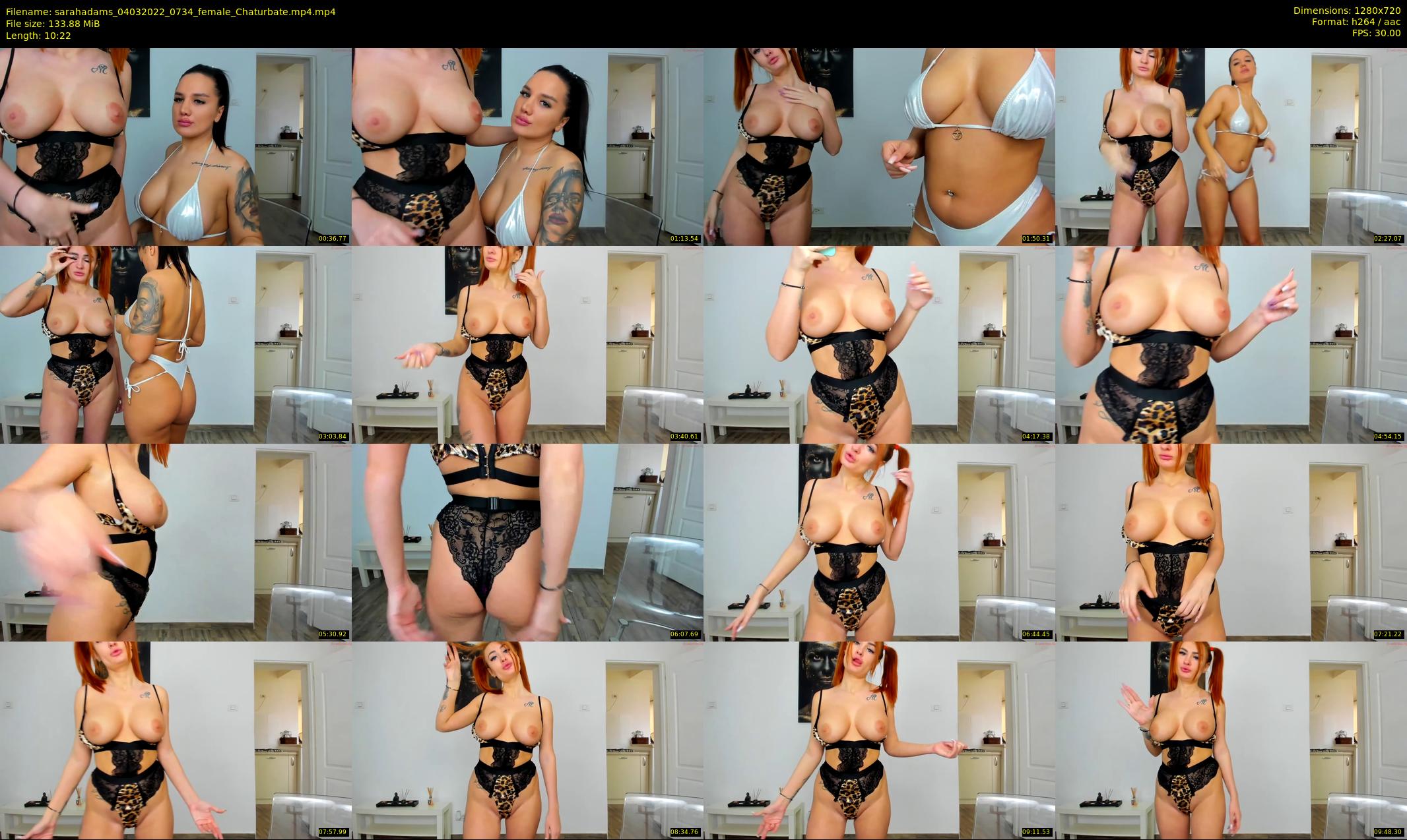 sarahadams — 11 minute Chaturbate female cam show recording, 720p, Mar 4, 2022