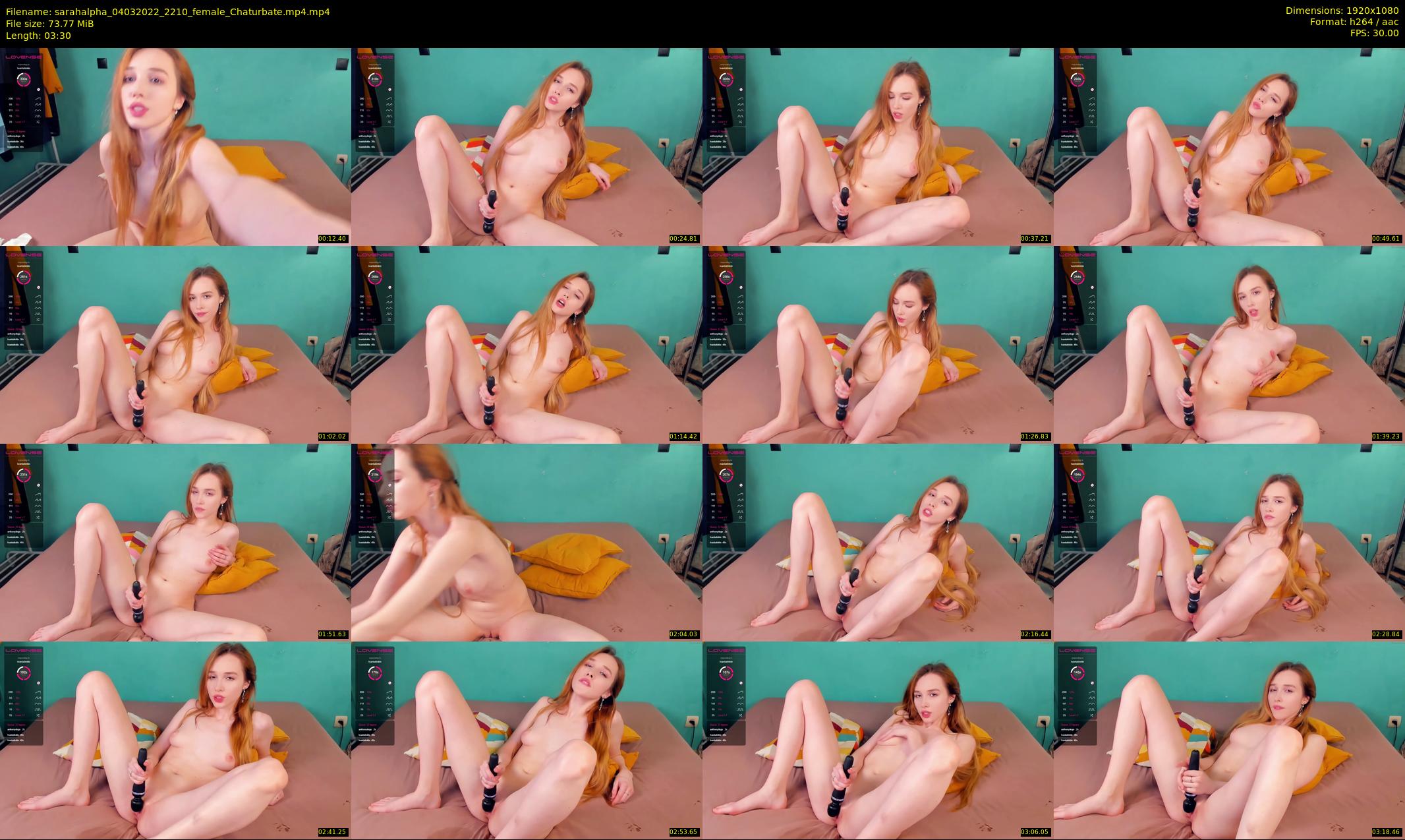 sarahalpha — 4 minute Chaturbate couple cam show recording, 1080p, Mar 4, 2022