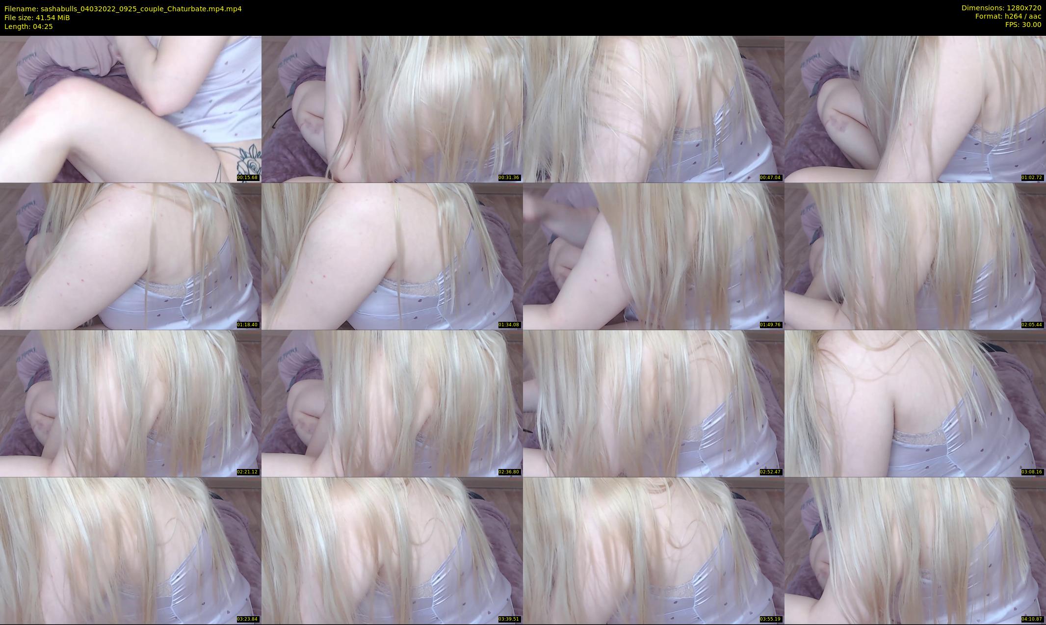 sashabulls — 5 minute Chaturbate couple cam show recording, 720p, Mar 4, 2022