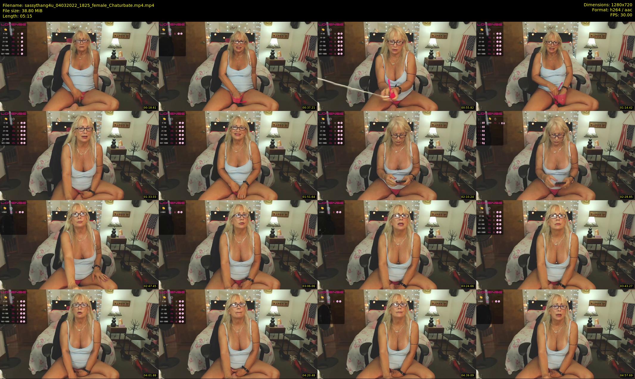 sassythang4u — 6 minute Chaturbate female cam show recording, 720p, Mar 4, 2022