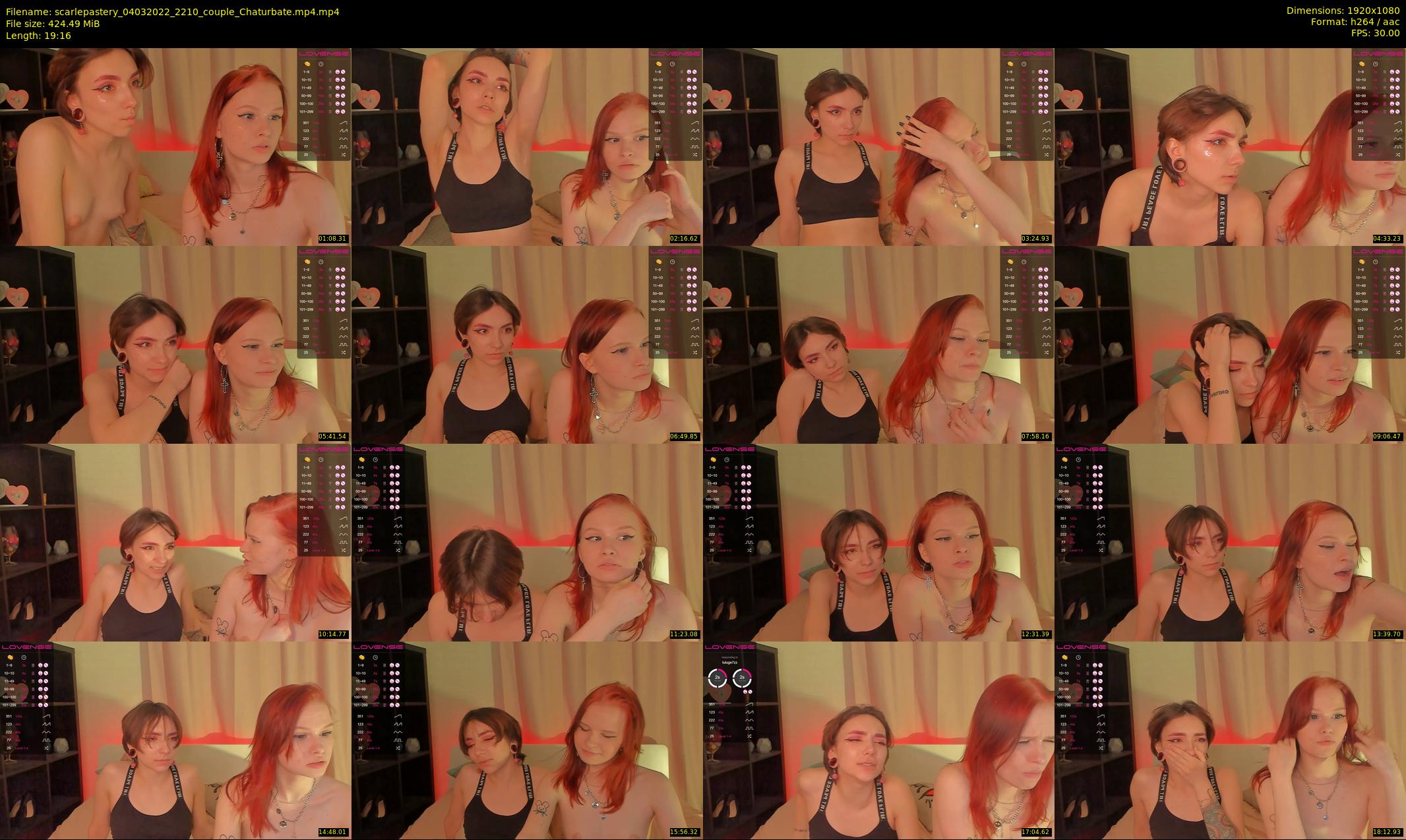 scarlepastery — 20 minute Chaturbate couple cam show recording, 1080p, Mar 4, 2022