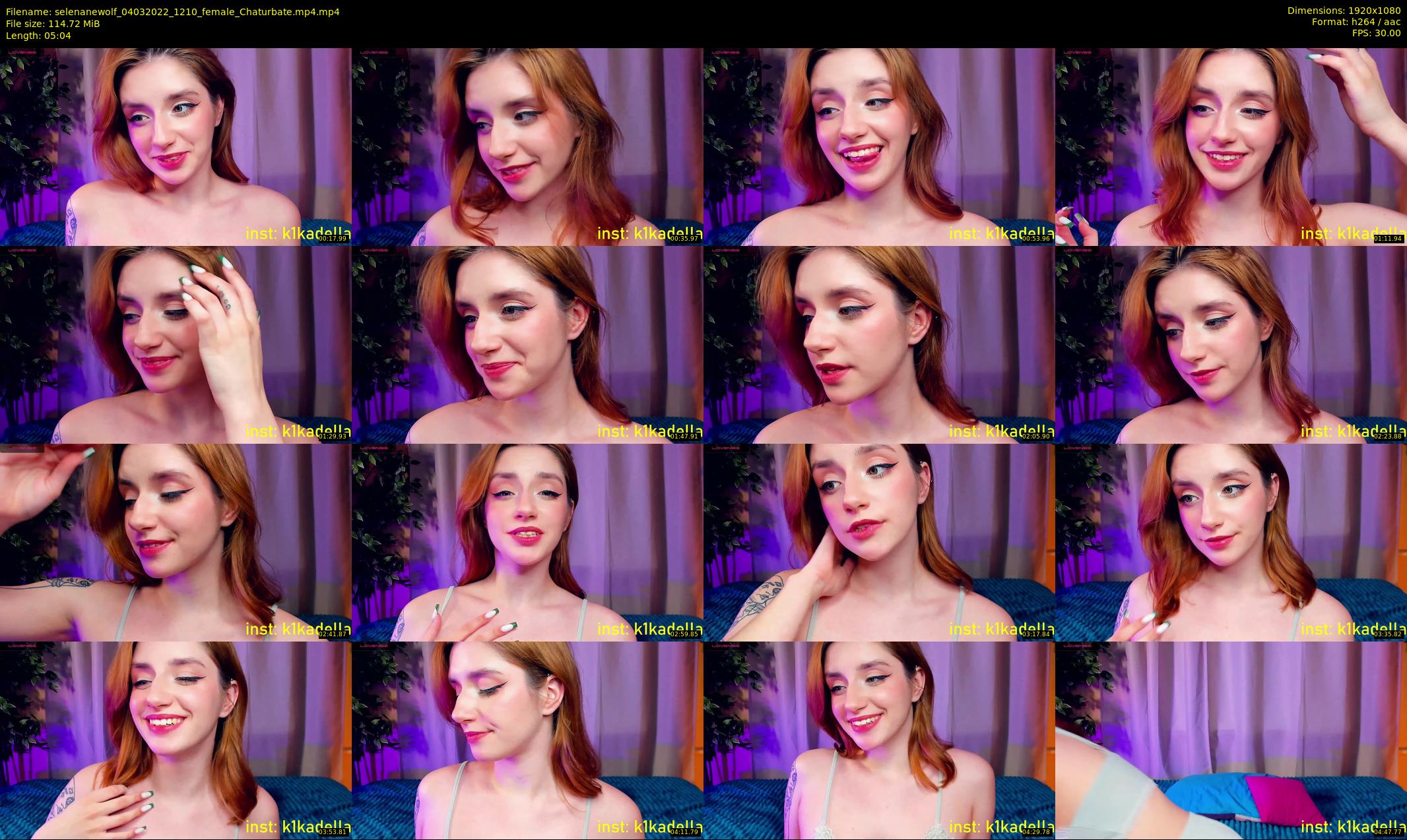 selenanewolf — 6 minute Chaturbate couple cam show recording, 1080p, Mar 4, 2022