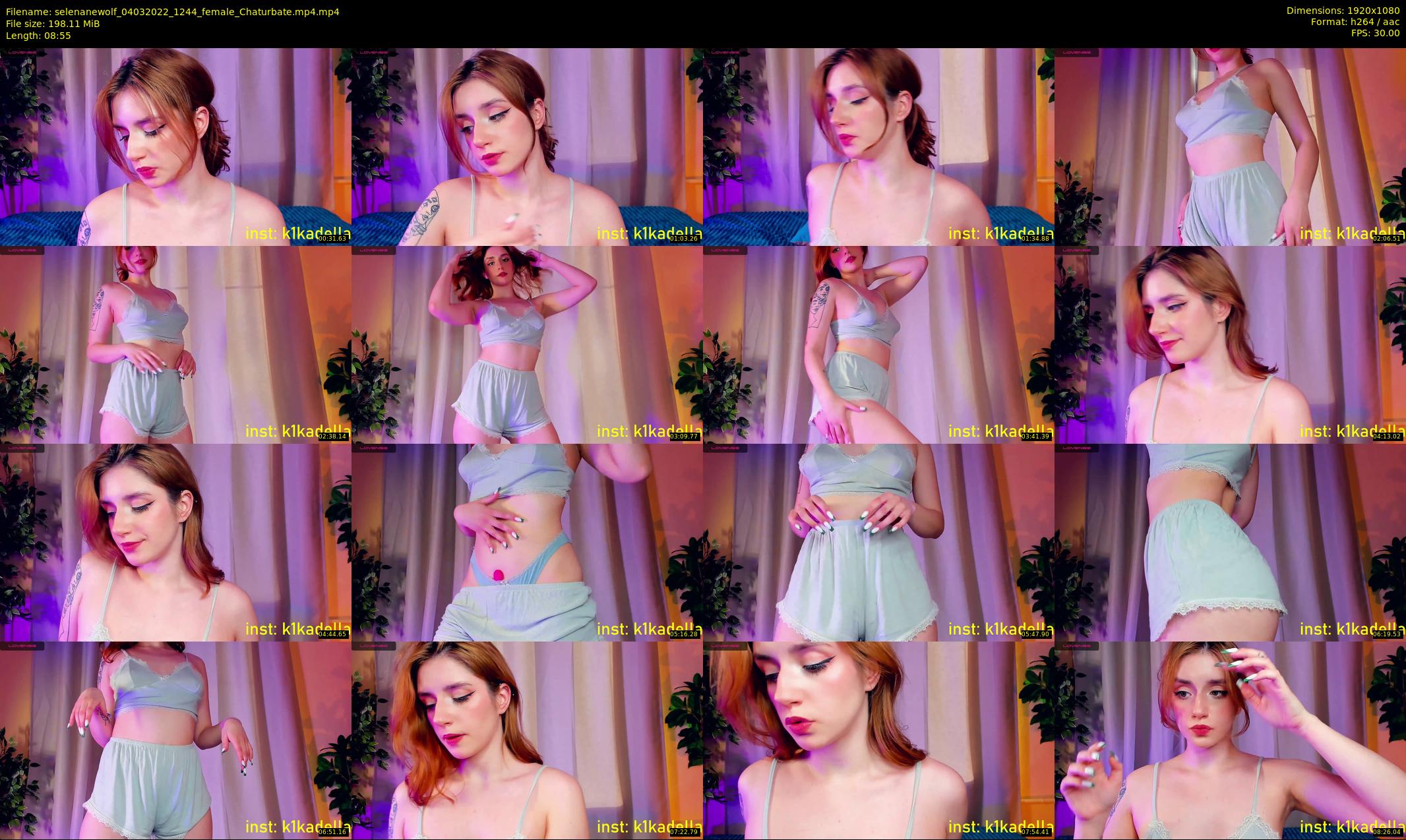 selenanewolf — 9 minute Chaturbate couple cam show recording, 1080p, Mar 4, 2022