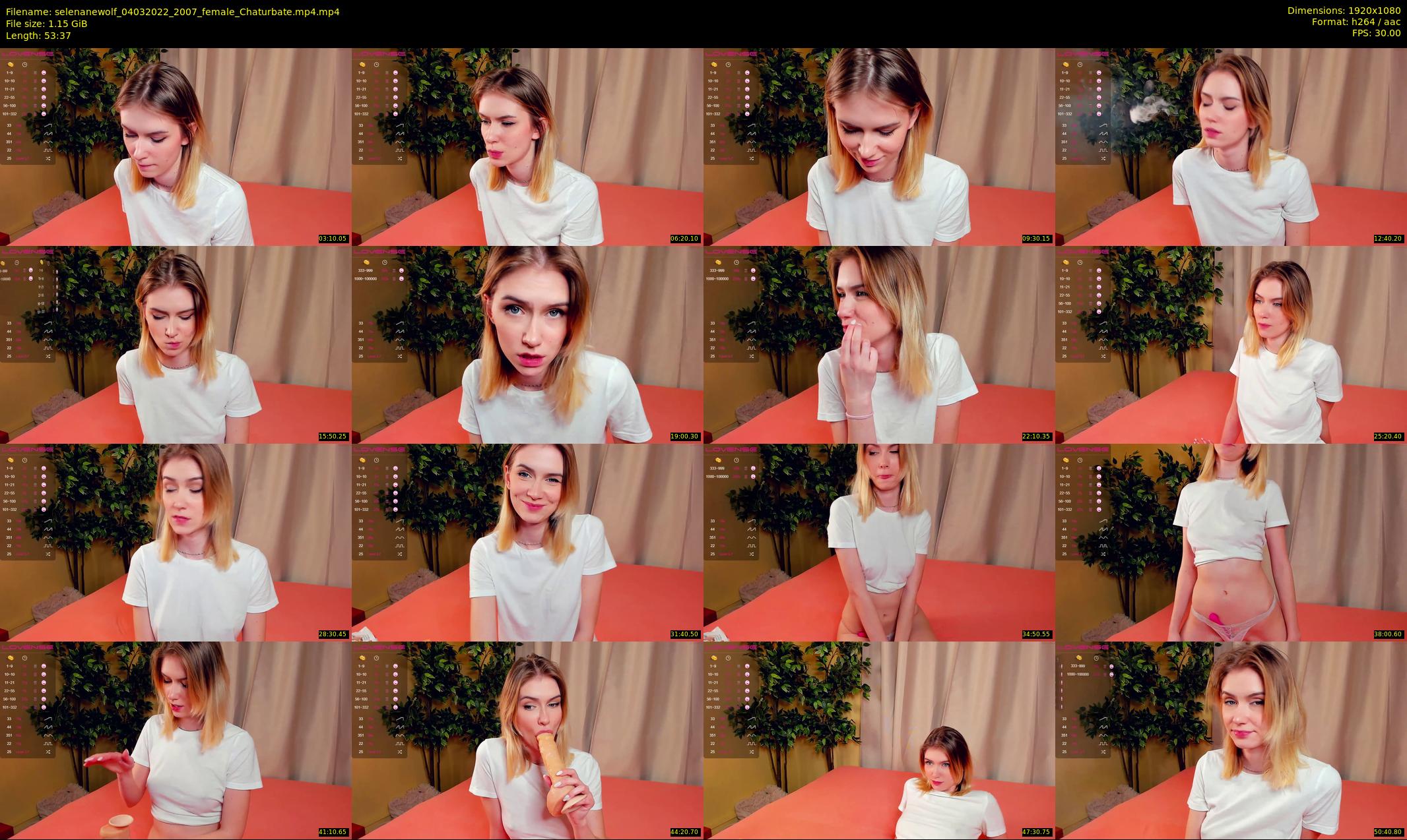 selenanewolf — 54 minute Chaturbate couple cam show recording, 1080p, Mar 4, 2022