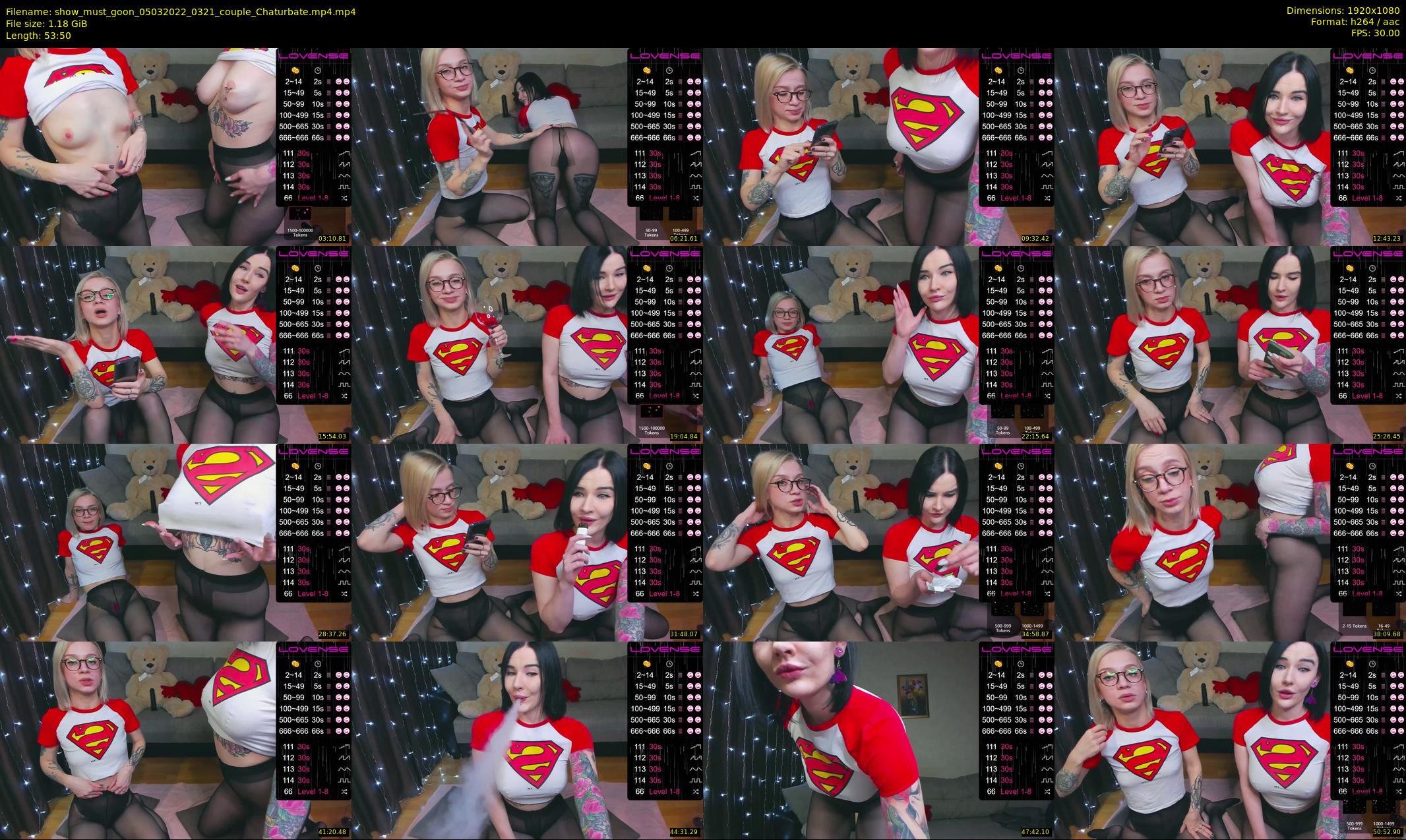 show_must_goon — 54 minute Chaturbate female cam show recording, 1080p, Mar 5, 2022