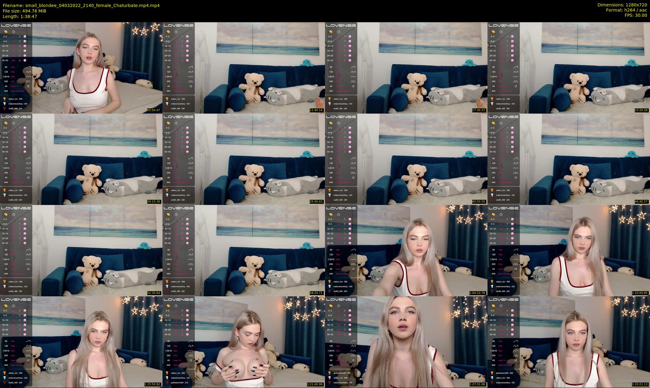 small_blondee — 99 minute Chaturbate female cam show recording, 720p, Mar 4, 2022