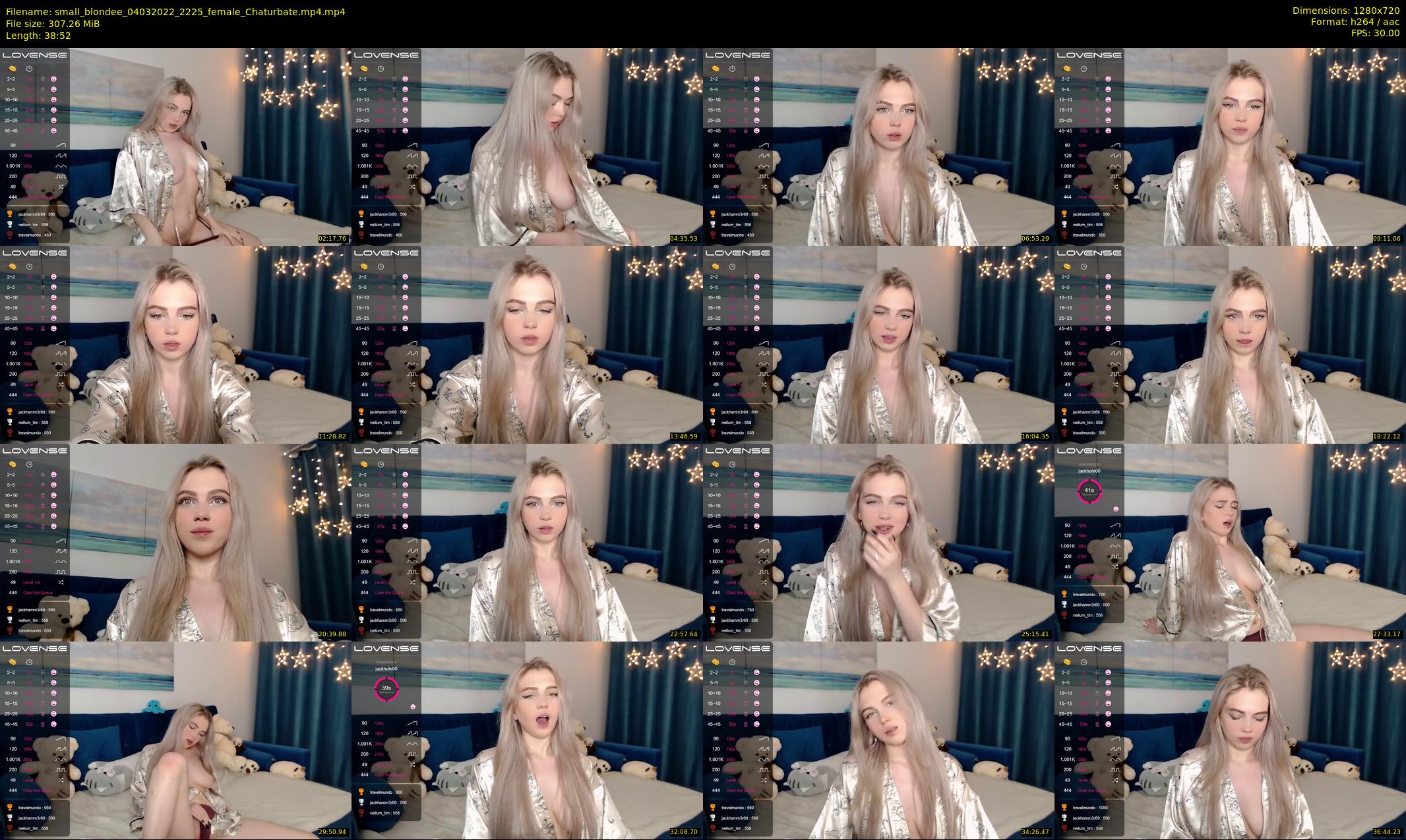 small_blondee — 39 minute Chaturbate female cam show recording, 720p, Mar 4, 2022