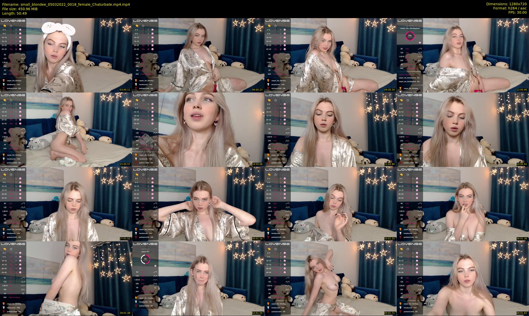 small_blondee — 51 minute Chaturbate female cam show recording, 720p, Mar 5, 2022