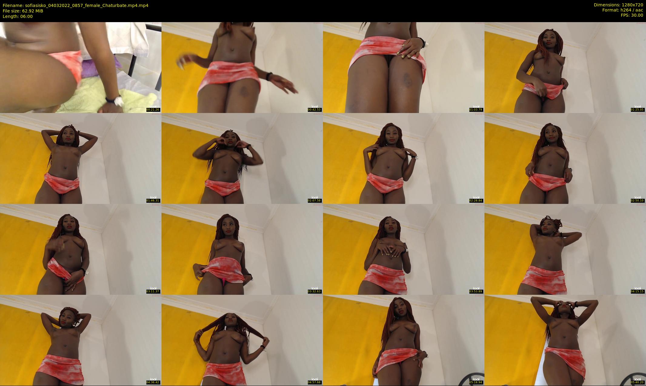 sofiasisko — 6 minute Chaturbate female cam show recording, 720p, Mar 4, 2022