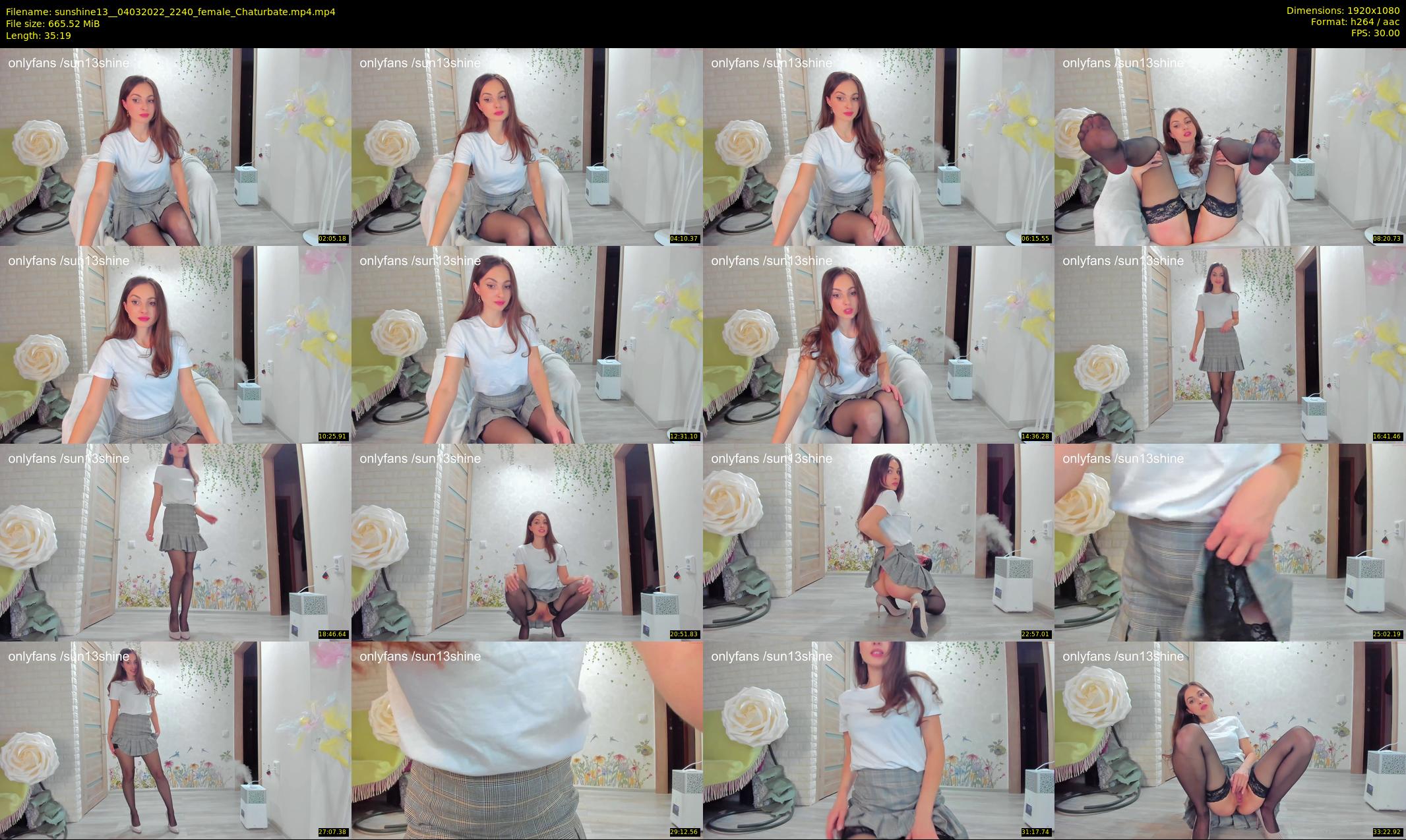 sunshine13_ — 36 minute Chaturbate female cam show recording, 1080p, Mar 4, 2022