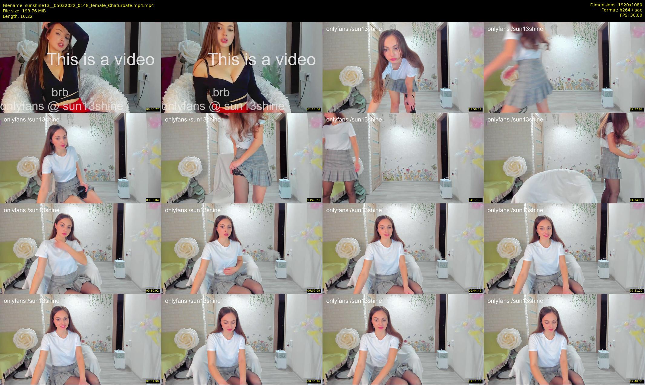 sunshine13_ — 11 minute Chaturbate female cam show recording, 1080p, Mar 5, 2022