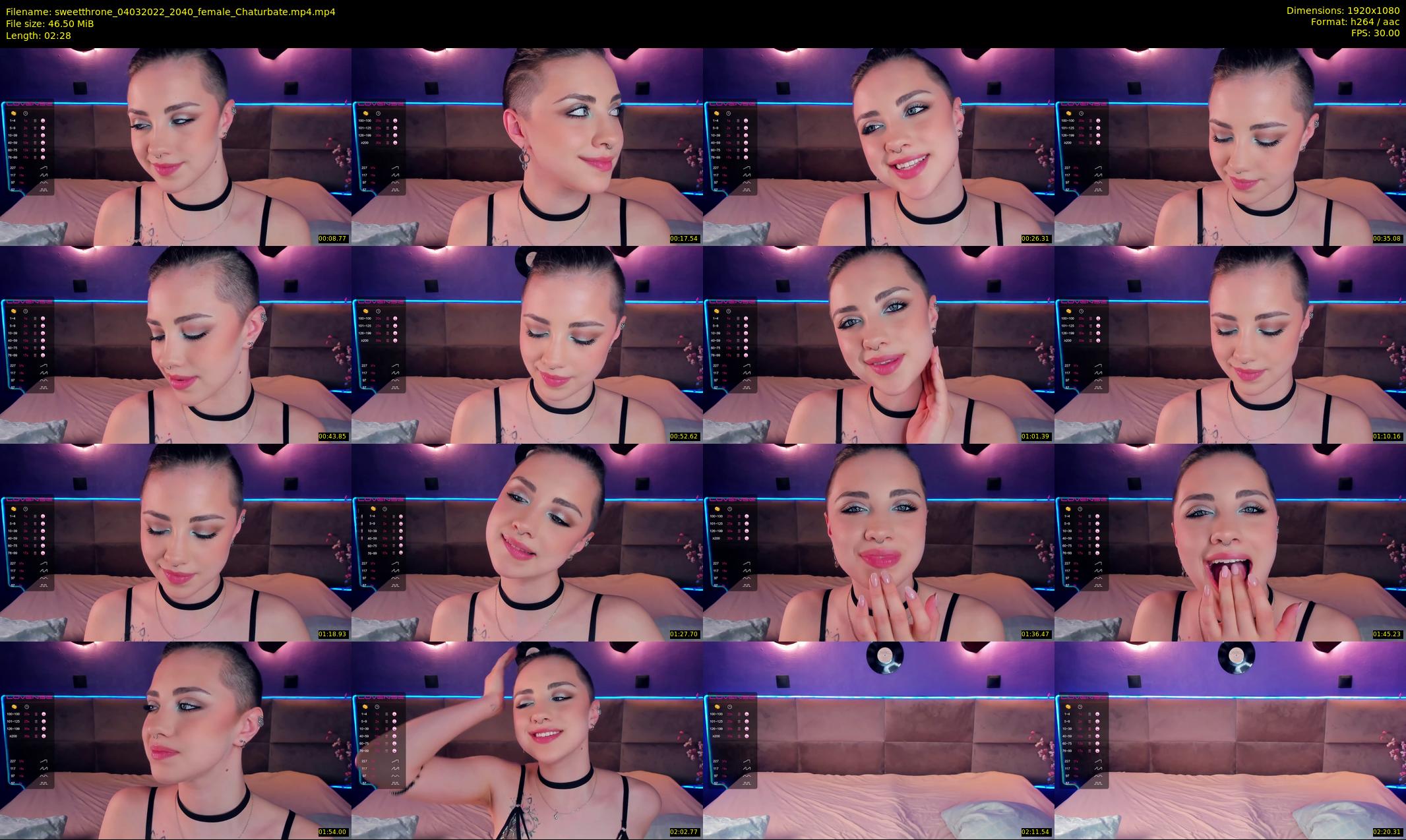 sweetthrone — 3 minute Chaturbate couple cam show recording, 1080p, Mar 4, 2022