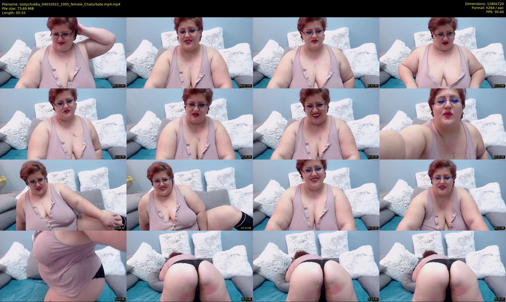 tastychubby — 6 minute Chaturbate female cam show recording, 720p, Mar 4, 2022