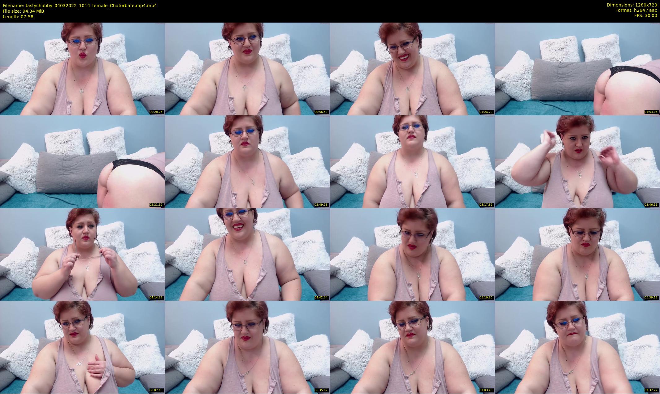 tastychubby — 8 minute Chaturbate female cam show recording, 720p, Mar 4, 2022