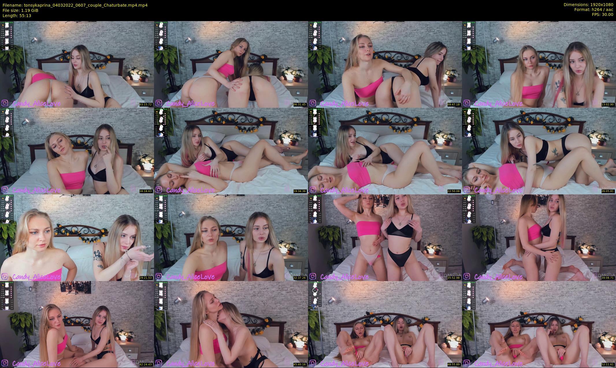 tonsykaprina — 56 minute Chaturbate couple cam show recording, 1080p, Mar 4, 2022
