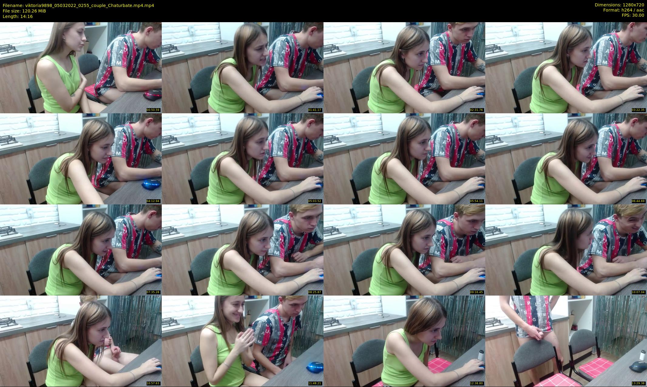 viktoria9898 — 15 minute Chaturbate couple cam show recording, 720p, Mar 5, 2022