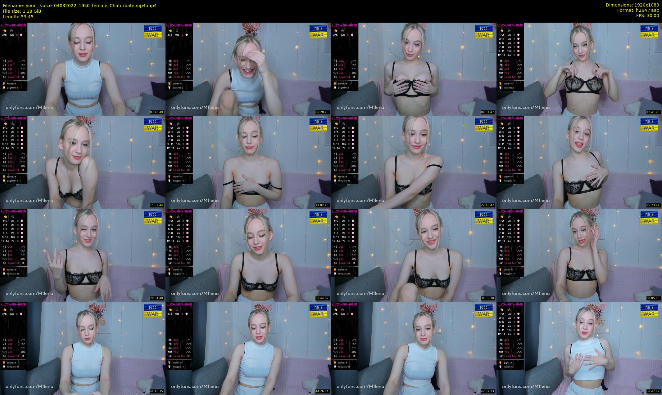 your__voice — 54 minute Chaturbate female cam show recording, 1080p, Mar 4, 2022