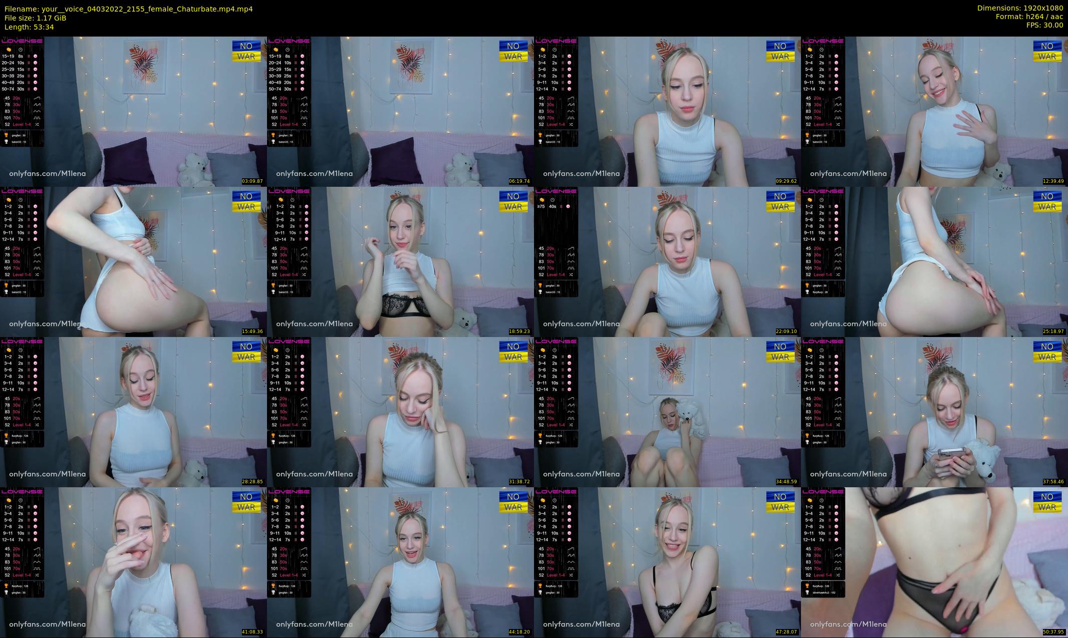 your__voice — 54 minute Chaturbate female cam show recording, 1080p, Mar 4, 2022