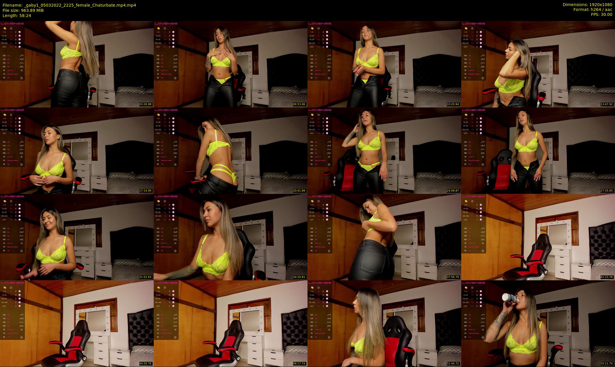 _gaby1 — 59 minute Chaturbate female cam show recording, 1080p, Mar 5, 2022