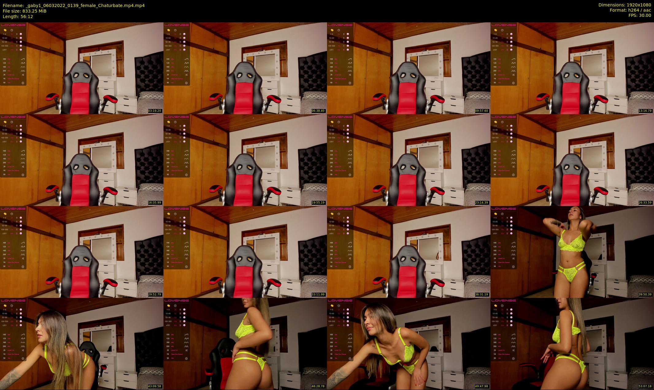 _gaby1 — 57 minute Chaturbate female cam show recording, 1080p, Mar 6, 2022