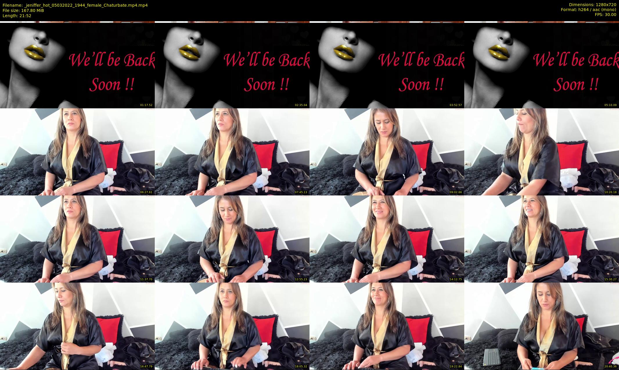 _jeniffer_hot — 22 minute Chaturbate female cam show recording, 720p, Mar 5, 2022
