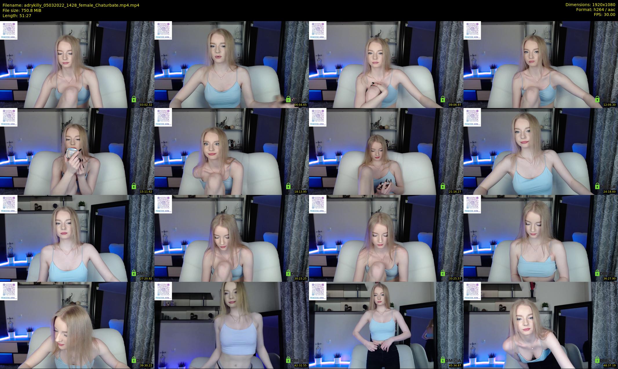 adrykilly — 52 minute Chaturbate female cam show recording, 1080p, Mar 5, 2022