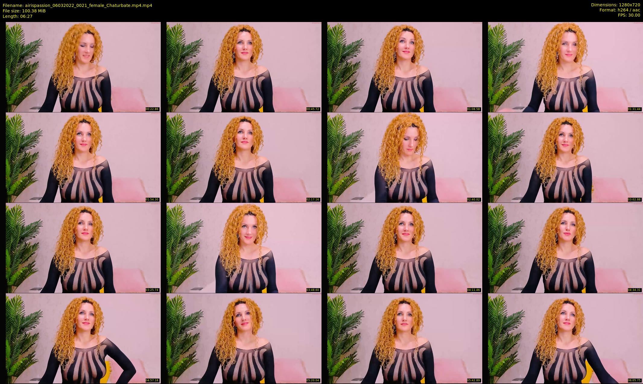 airispassion — 7 minute Chaturbate female cam show recording, 720p, Mar 6, 2022