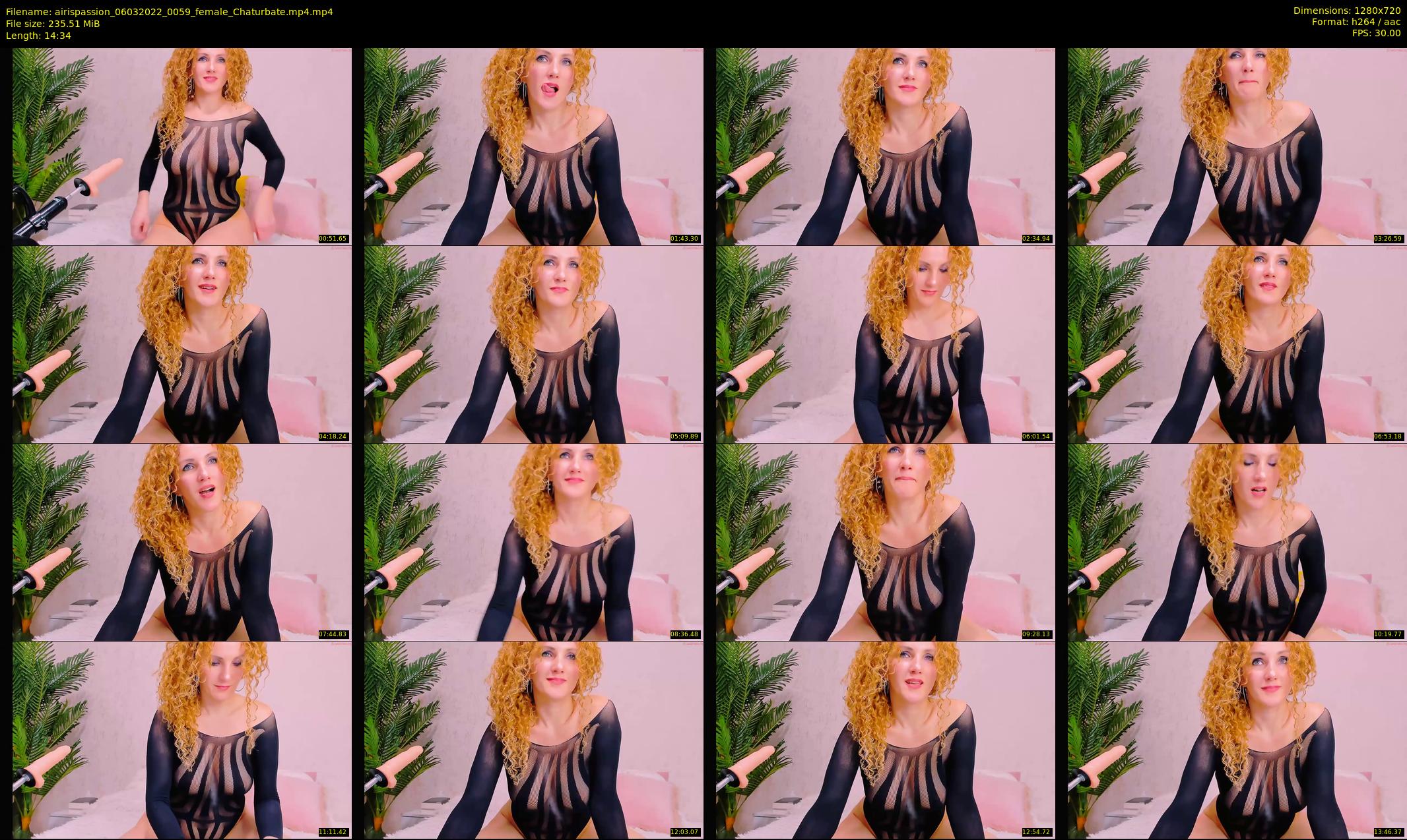 airispassion — 15 minute Chaturbate female cam show recording, 720p, Mar 6, 2022