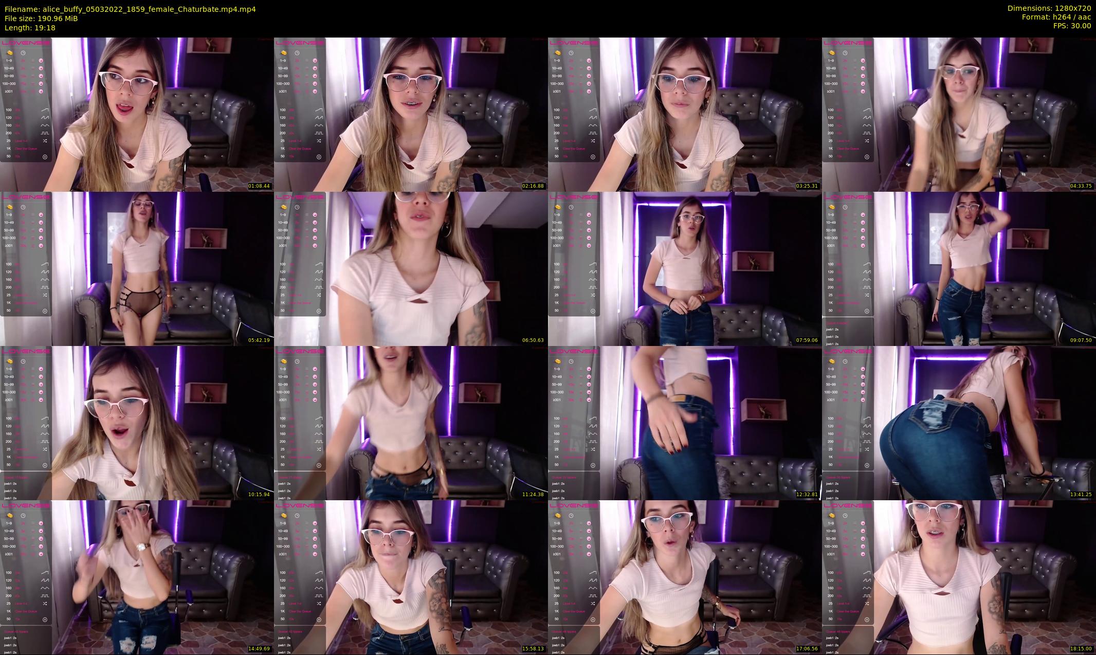 alice_buffy — 20 minute Chaturbate female cam show recording, 720p, Mar 5, 2022