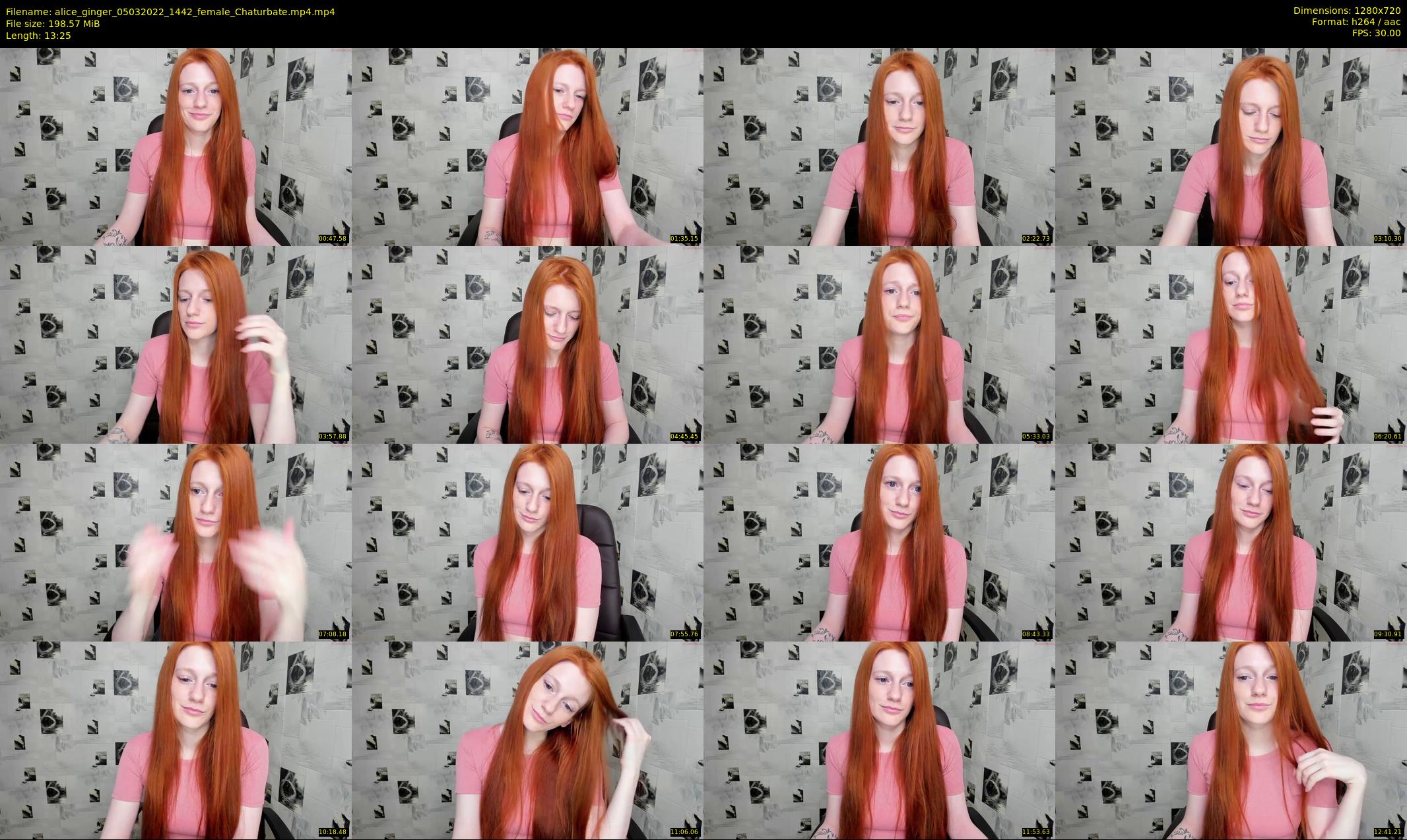 alice_ginger — 14 minute Chaturbate female cam show recording, 720p, Mar 5, 2022