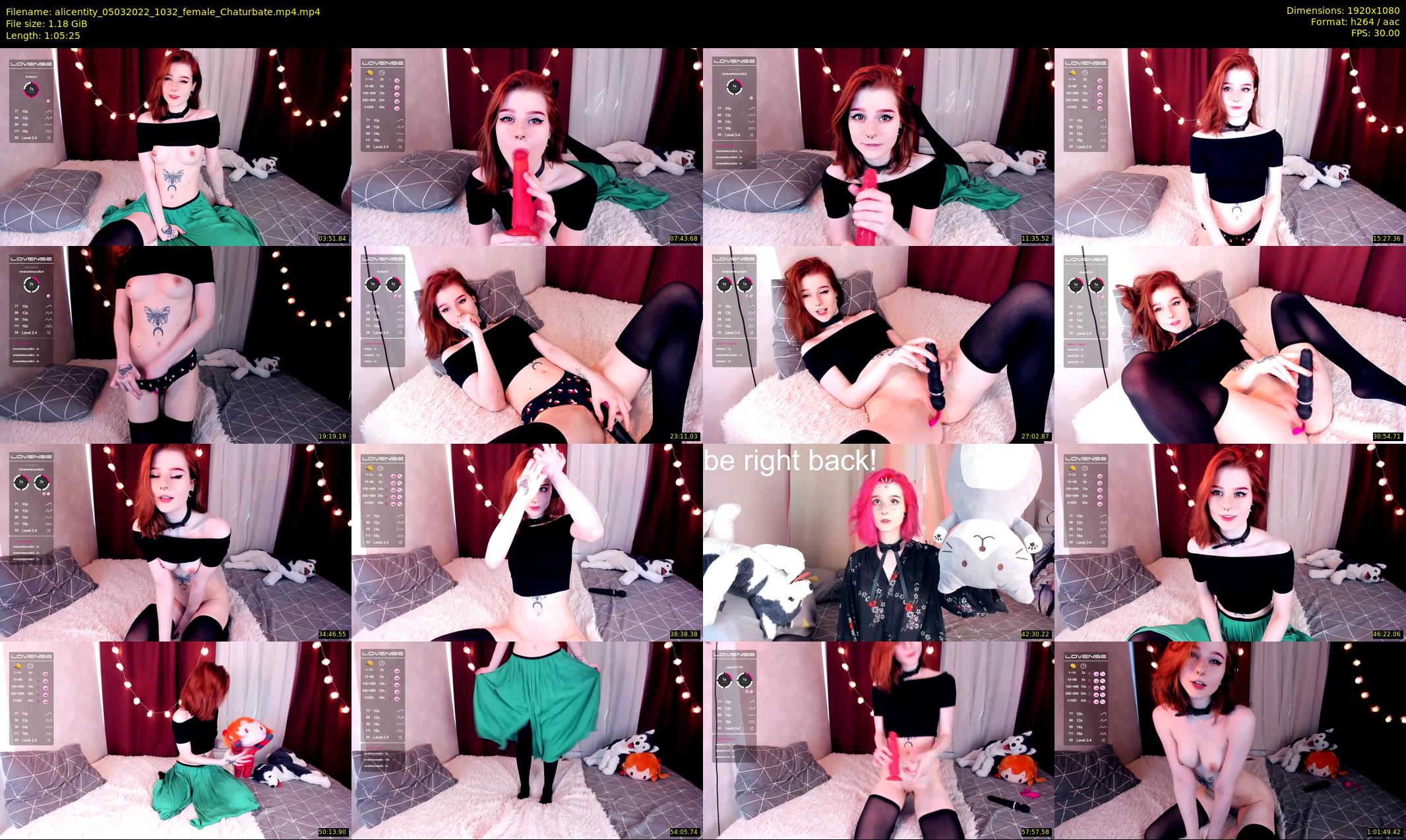 alicentity — 66 minute Chaturbate female cam show recording, 1080p, Mar 5, 2022