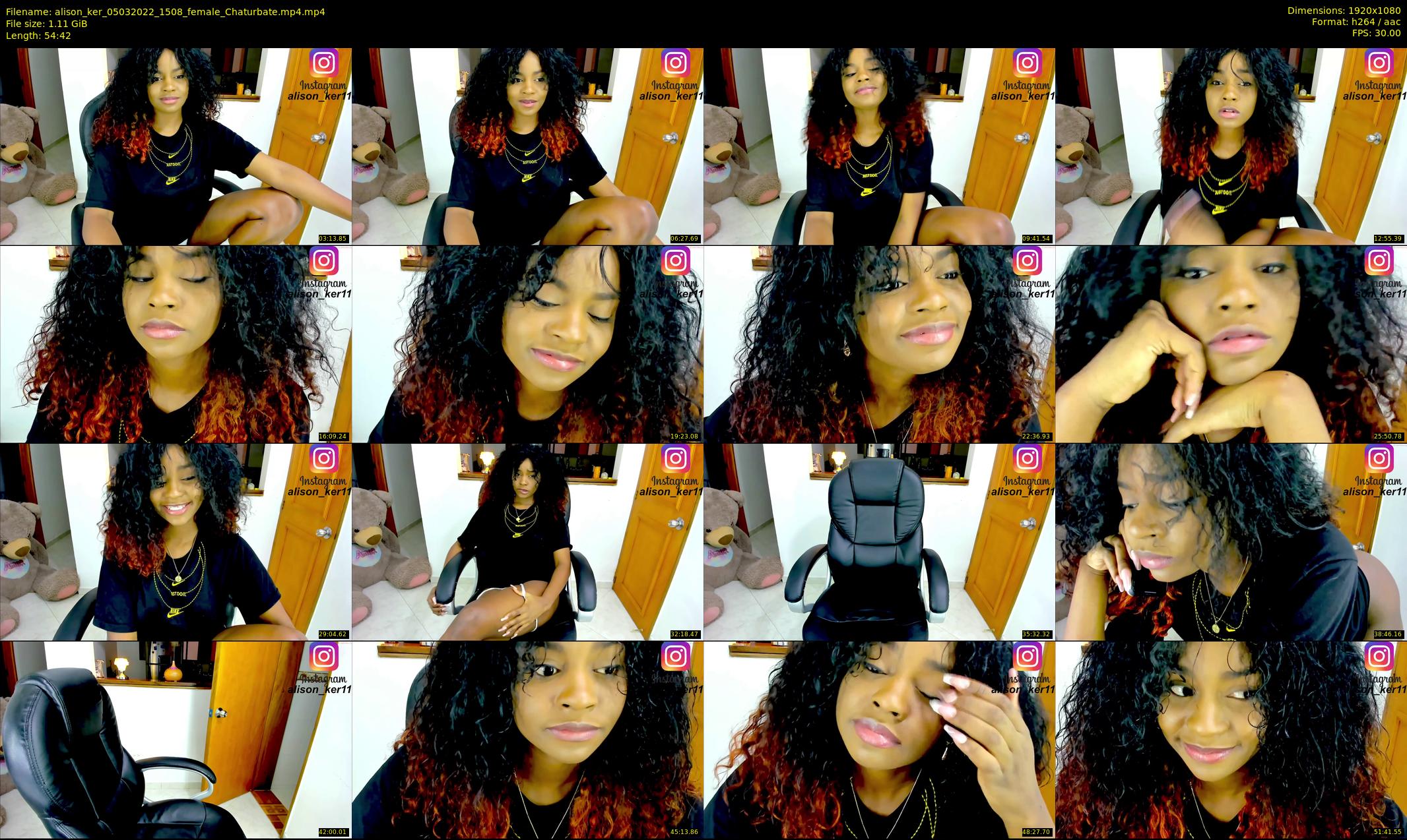 alison_ker — 55 minute Chaturbate female cam show recording, 1080p, Mar 5, 2022
