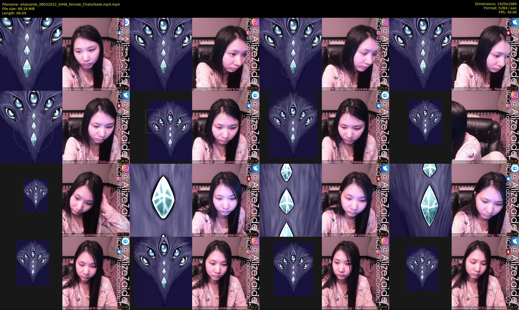 alizezaide — 7 minute Chaturbate female cam show recording, 1080p, Mar 6, 2022