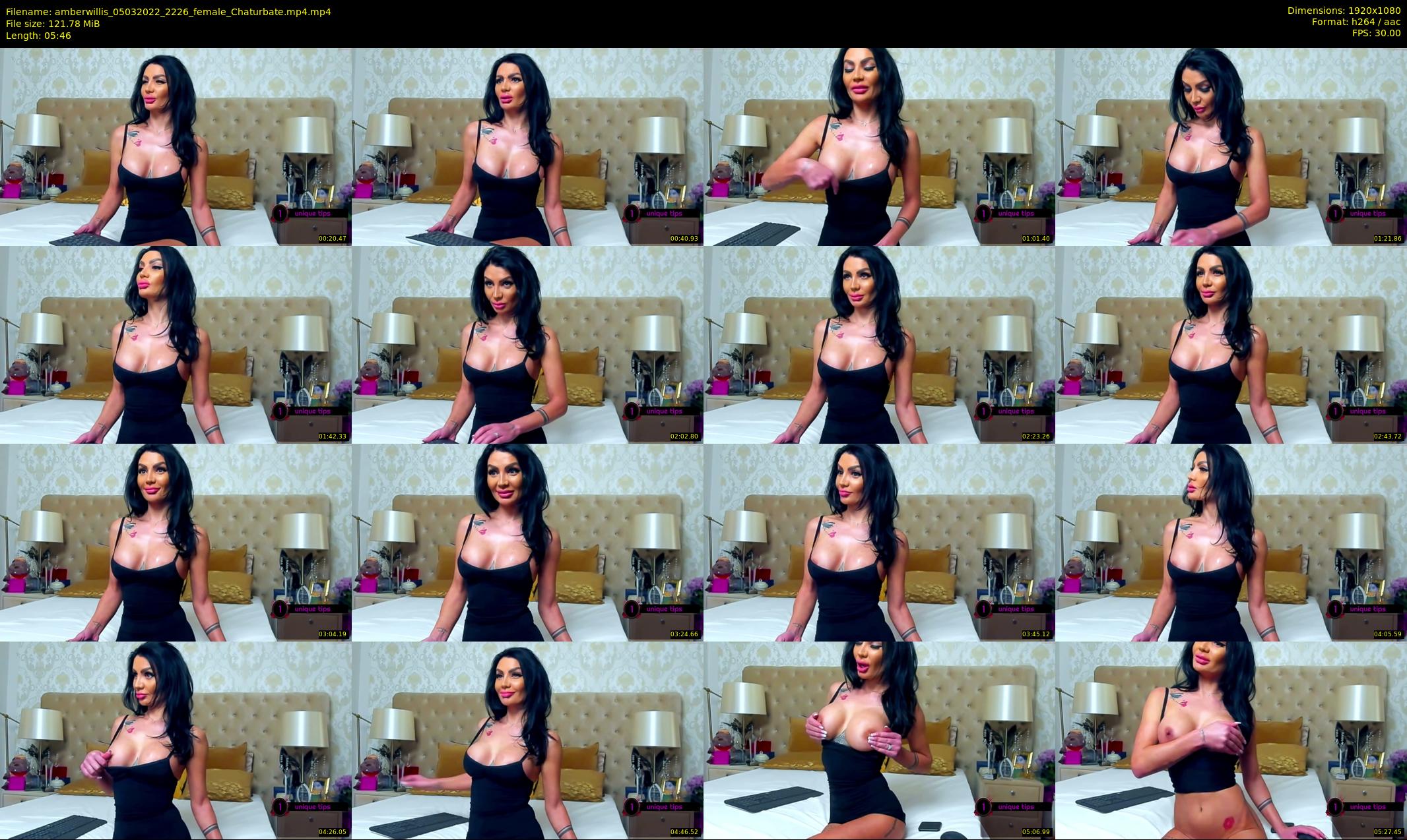 amberwillis — 6 minute Chaturbate female cam show recording, 1080p, Mar 5, 2022