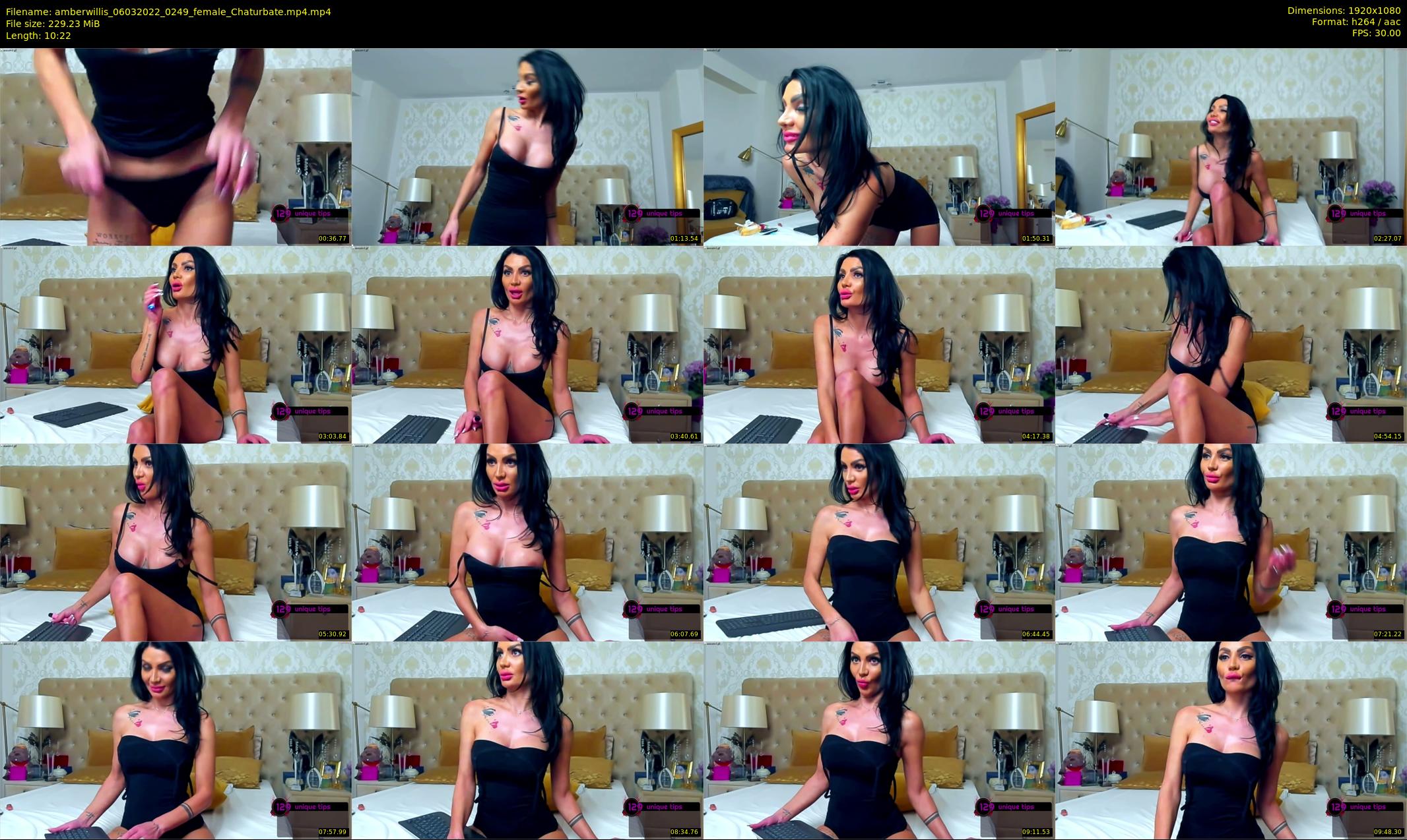 amberwillis — 11 minute Chaturbate female cam show recording, 1080p, Mar 6, 2022