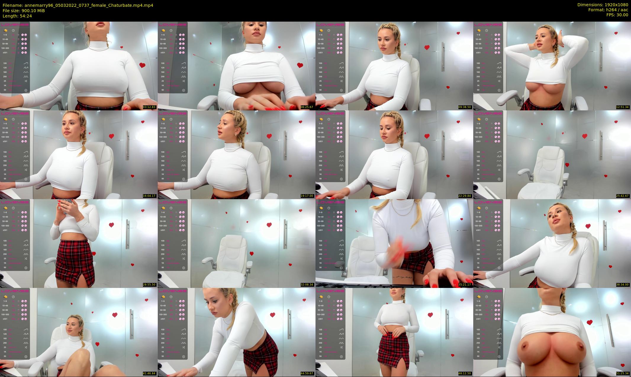 annemarry96 — 55 minute Chaturbate female cam show recording, 1080p, Mar 5, 2022