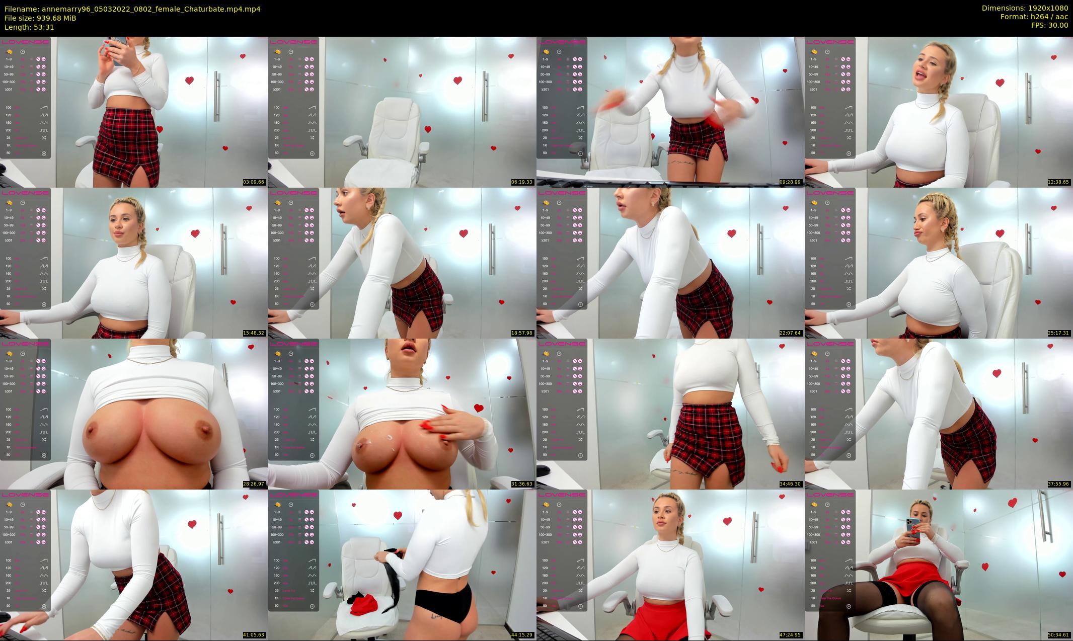 annemarry96 — 54 minute Chaturbate female cam show recording, 1080p, Mar 5, 2022